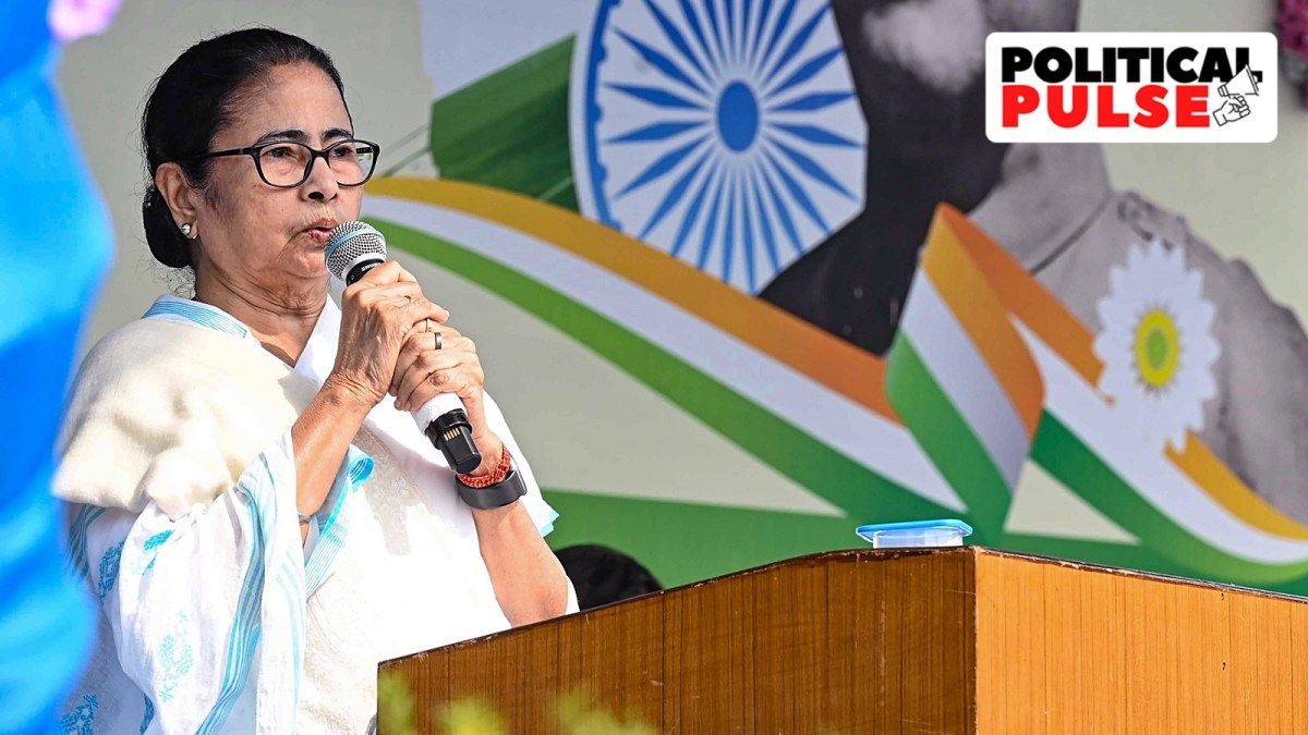 1200x675 INDIA hits Bengal wall: Mamata says no talks, will fight Lok Sabha polls alone. Political Pulse News Indian Express