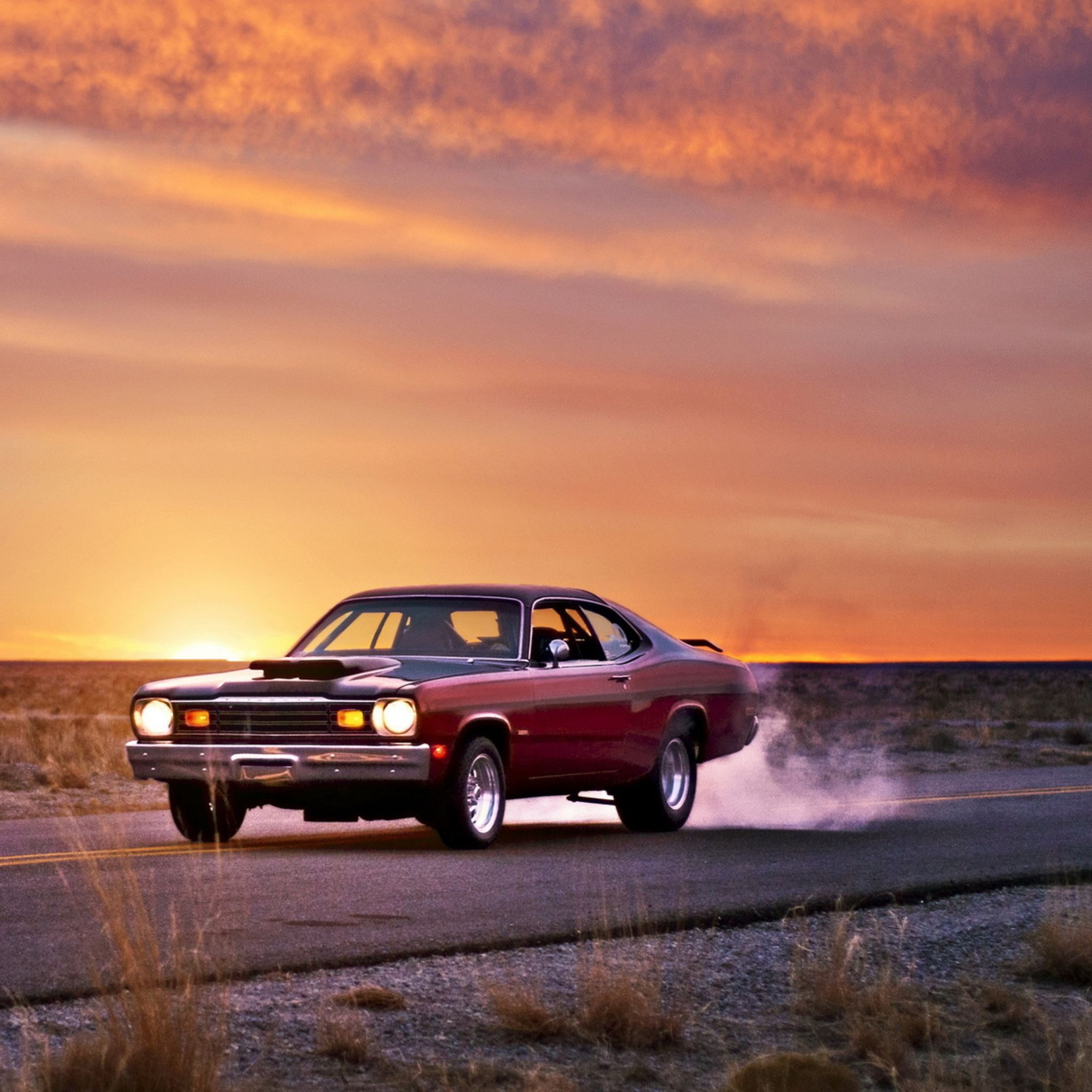 2048x2048 Plymouth Duster Wallpaper
