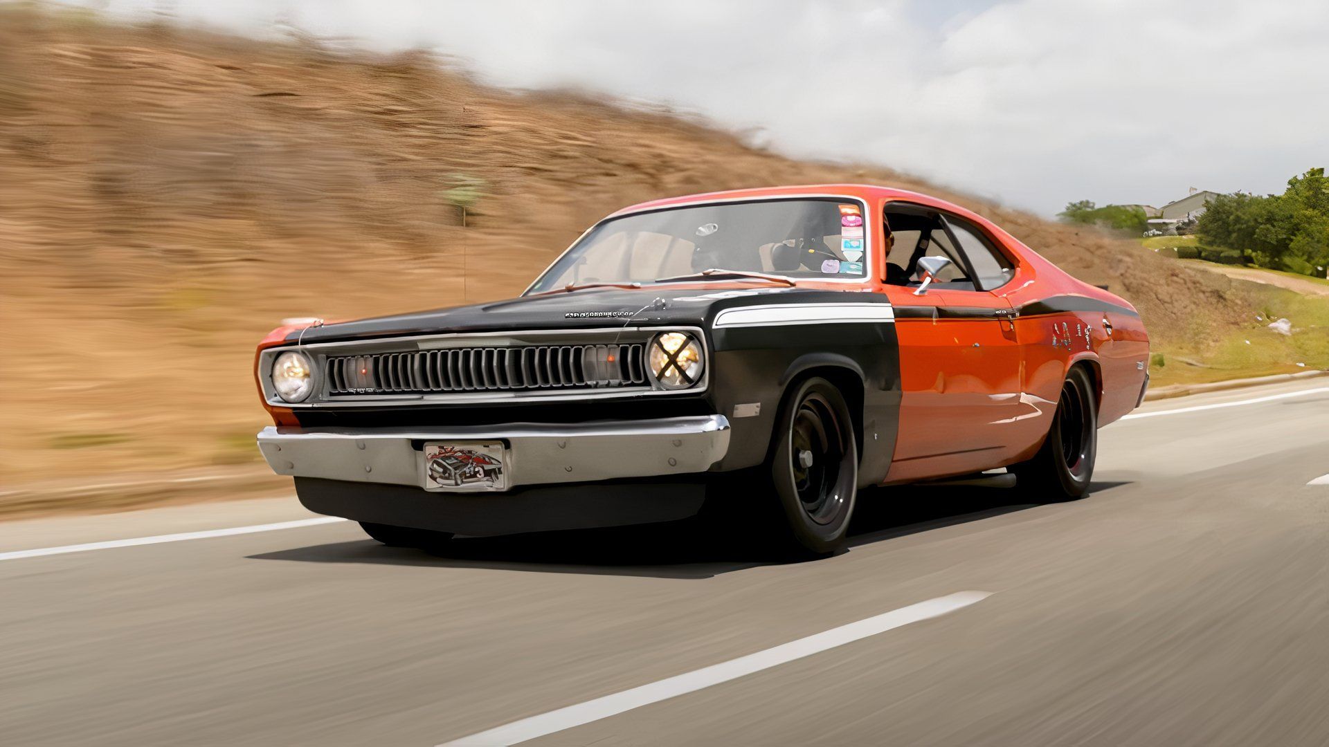 1920x1080 Plymouth Duster Restomod Packs Chevy V8 Power