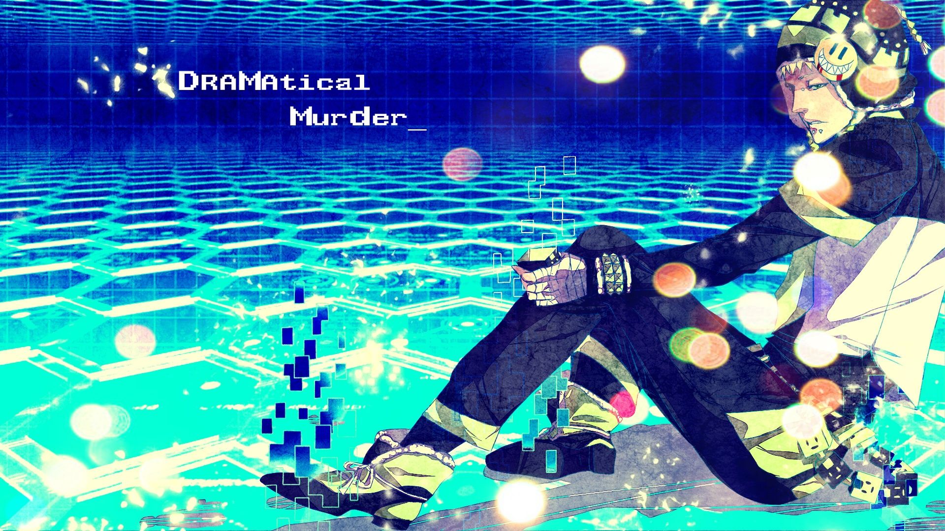 1920x1080 Wallpaper guy, Noise, DRAMAtical Murder, Dramatic murder for mobile and desktop, section сёнэн, resolution 1920x1080