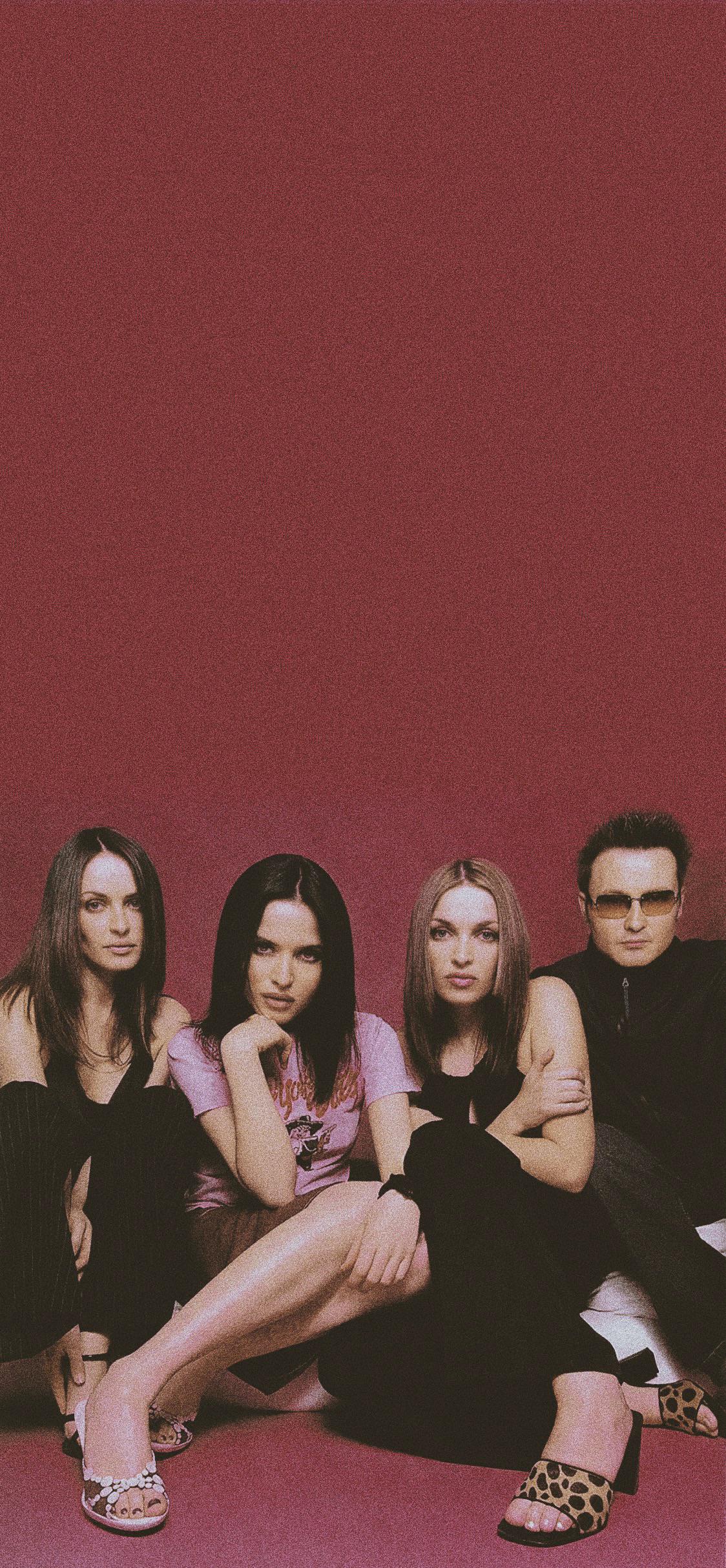 1124x2428 the CORRS in blue wallpaper