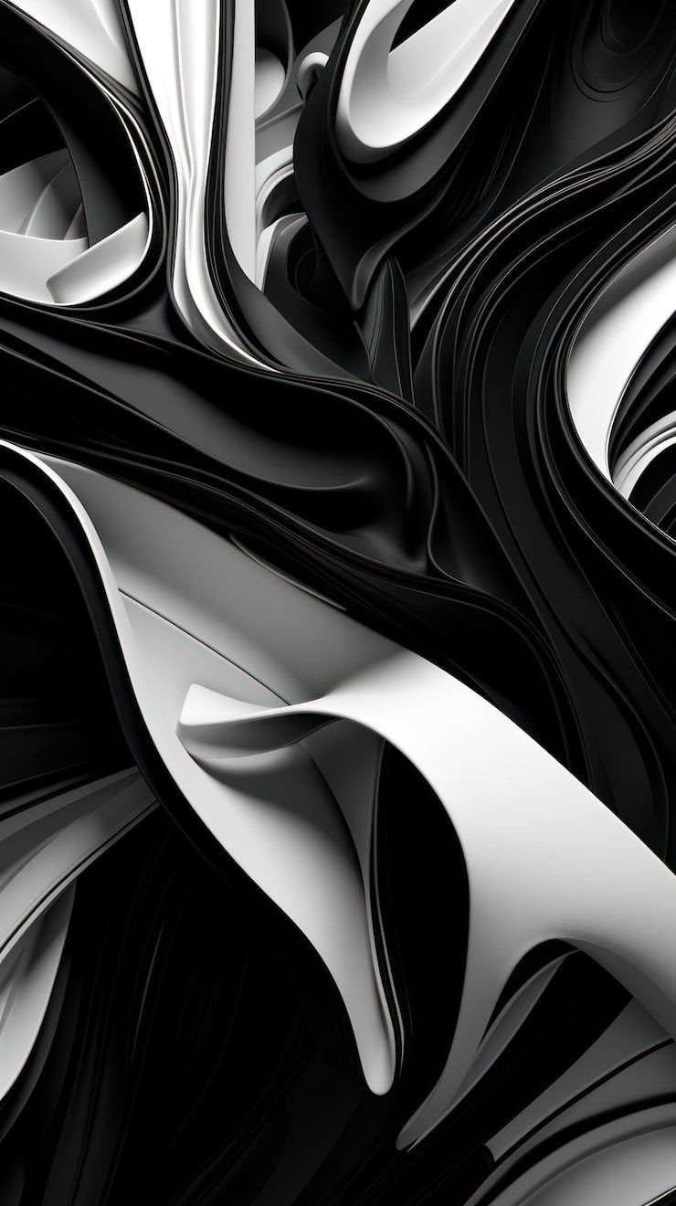 740x1320 Abstract Black White Wallpaper Photo Free High Quality Picture