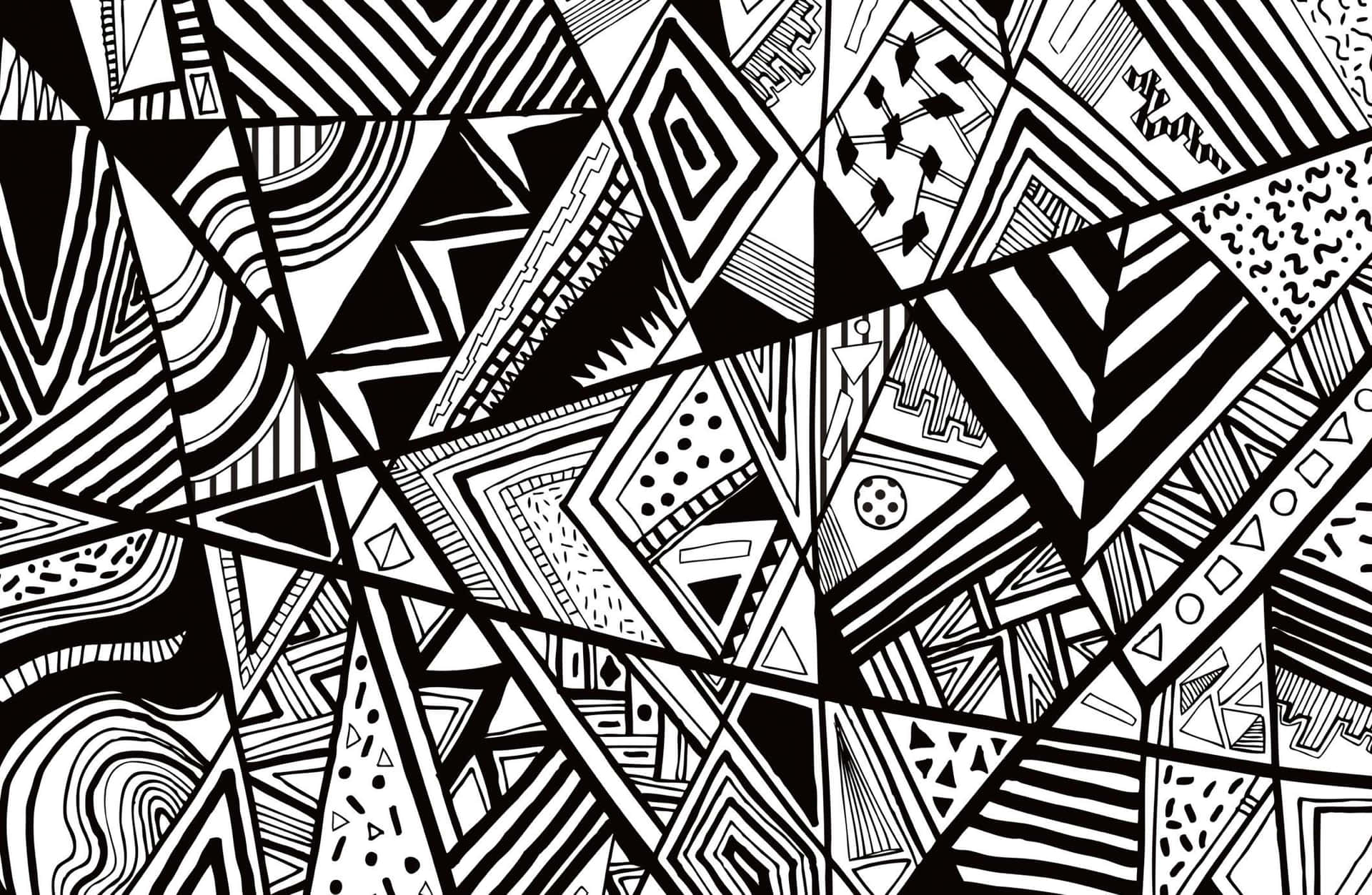 1920x1252 Download Intricate Black And White Abstract Wallpaper