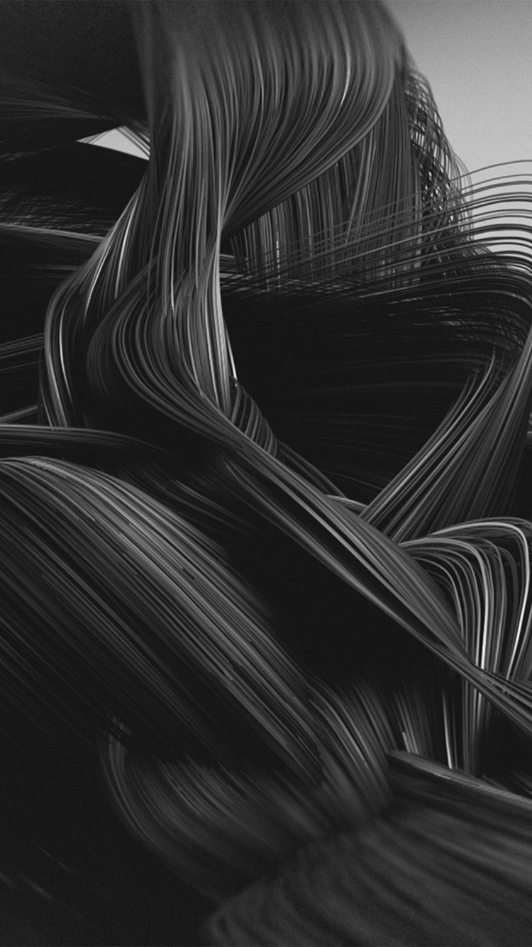 750x1334 iPhone X wallpaper. line abstract dark bw pattern background