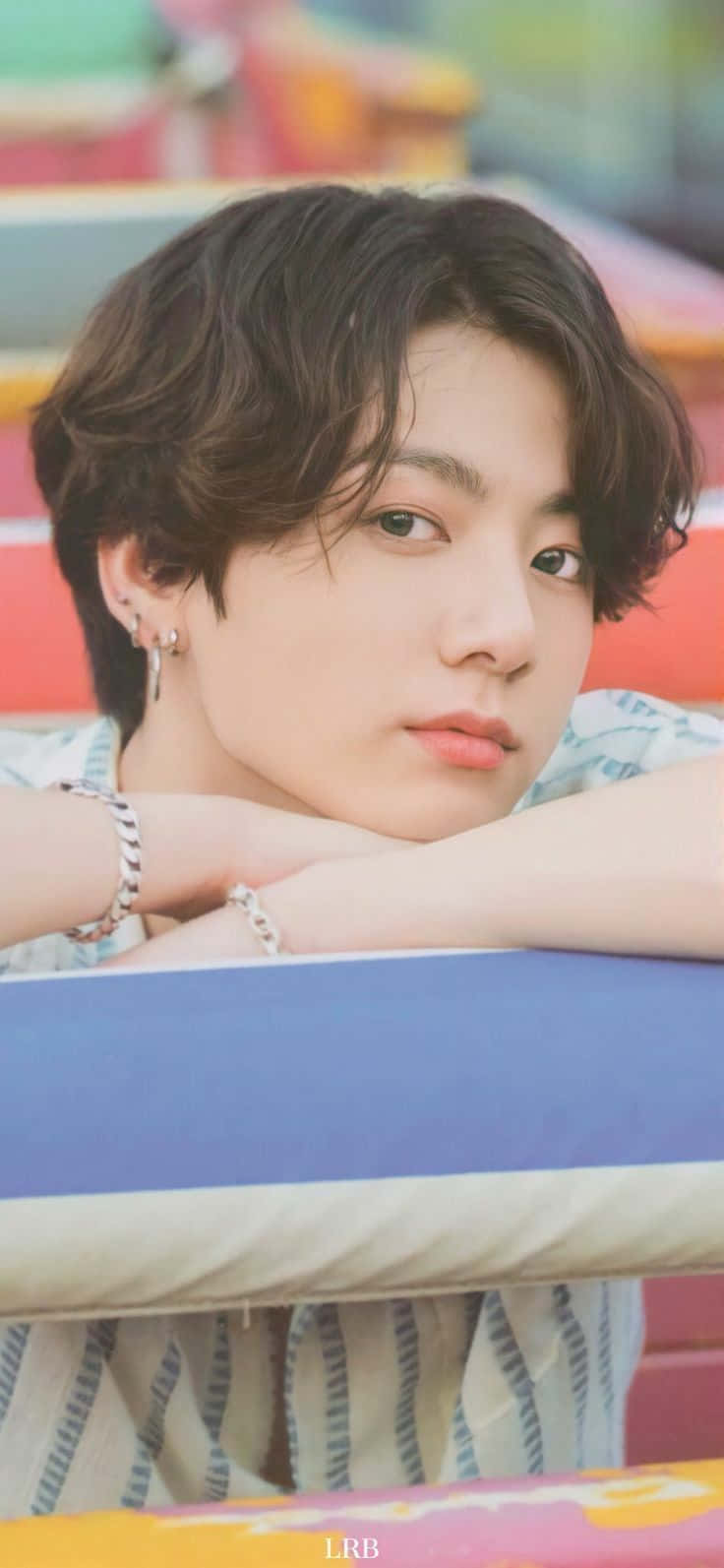 736x1593 Download BTS member Jungkook sporting long hair. Wallpaper