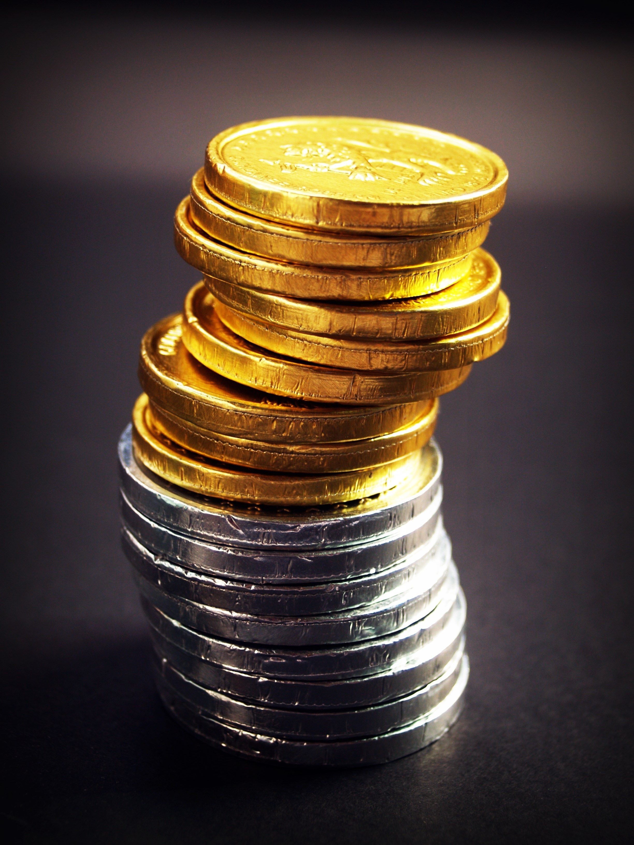 2448x3264 Free Image : growth, isolated, golden, column, high, tower, metal, money, business, object, material, chart, close up, cash, bank, gold, silver, level, graph, diagram, stock, currency, coin, concept, change, saving, banking, rich
