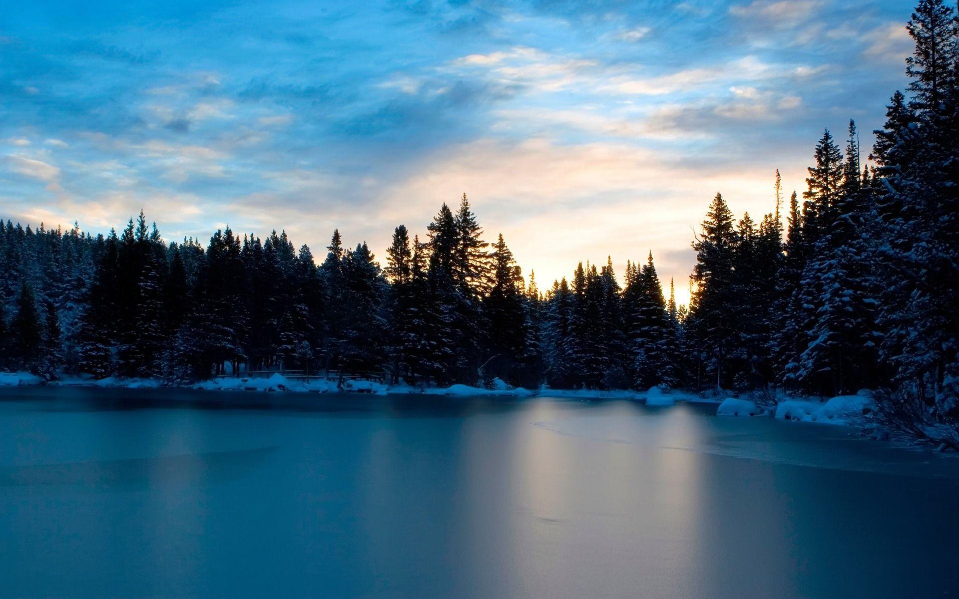 1920x1200 relaxing lake. HD Windows Wallpaper