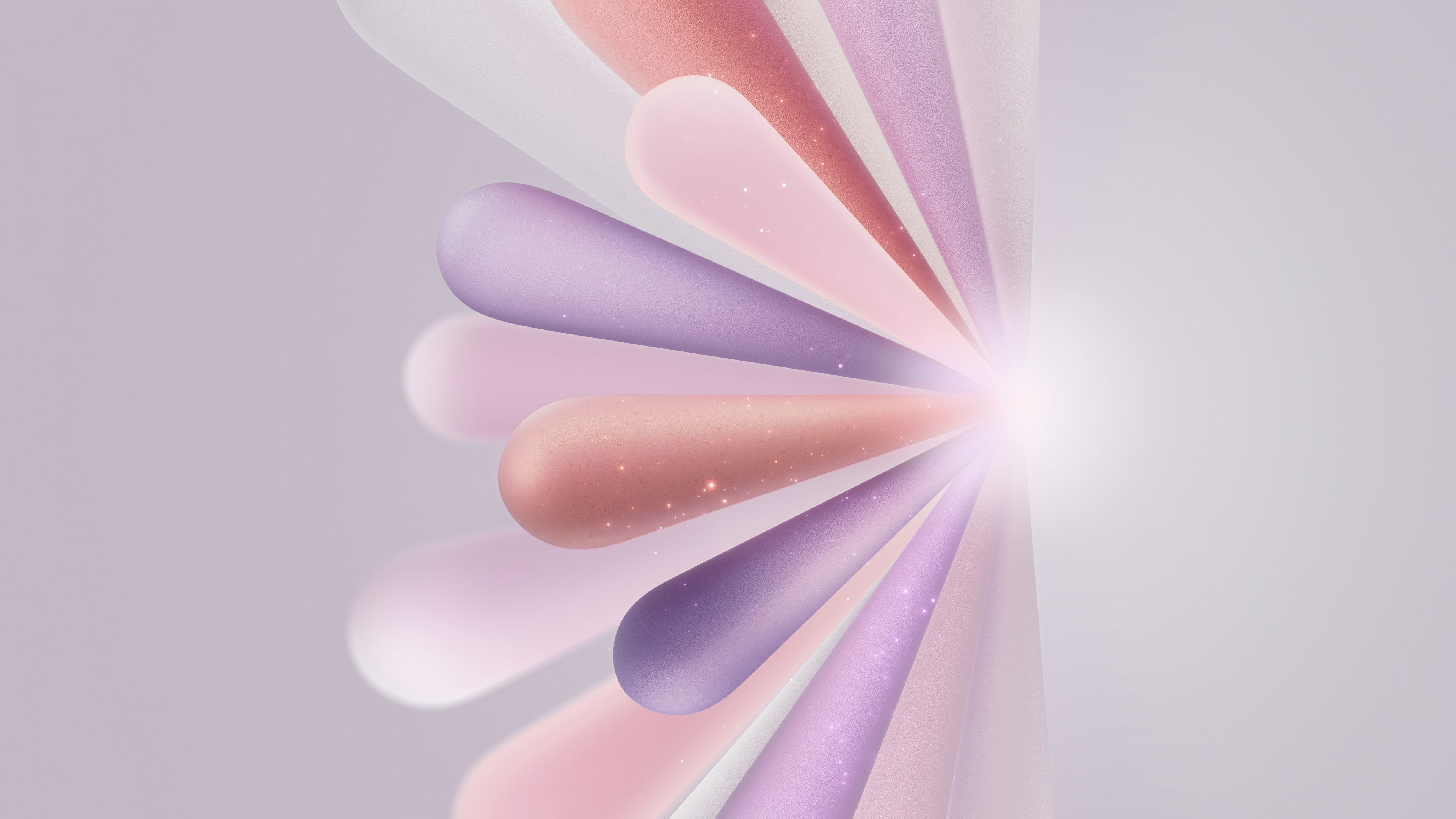 3840x2160 Pastel colors Wallpaper 4K, Abstract design, Light