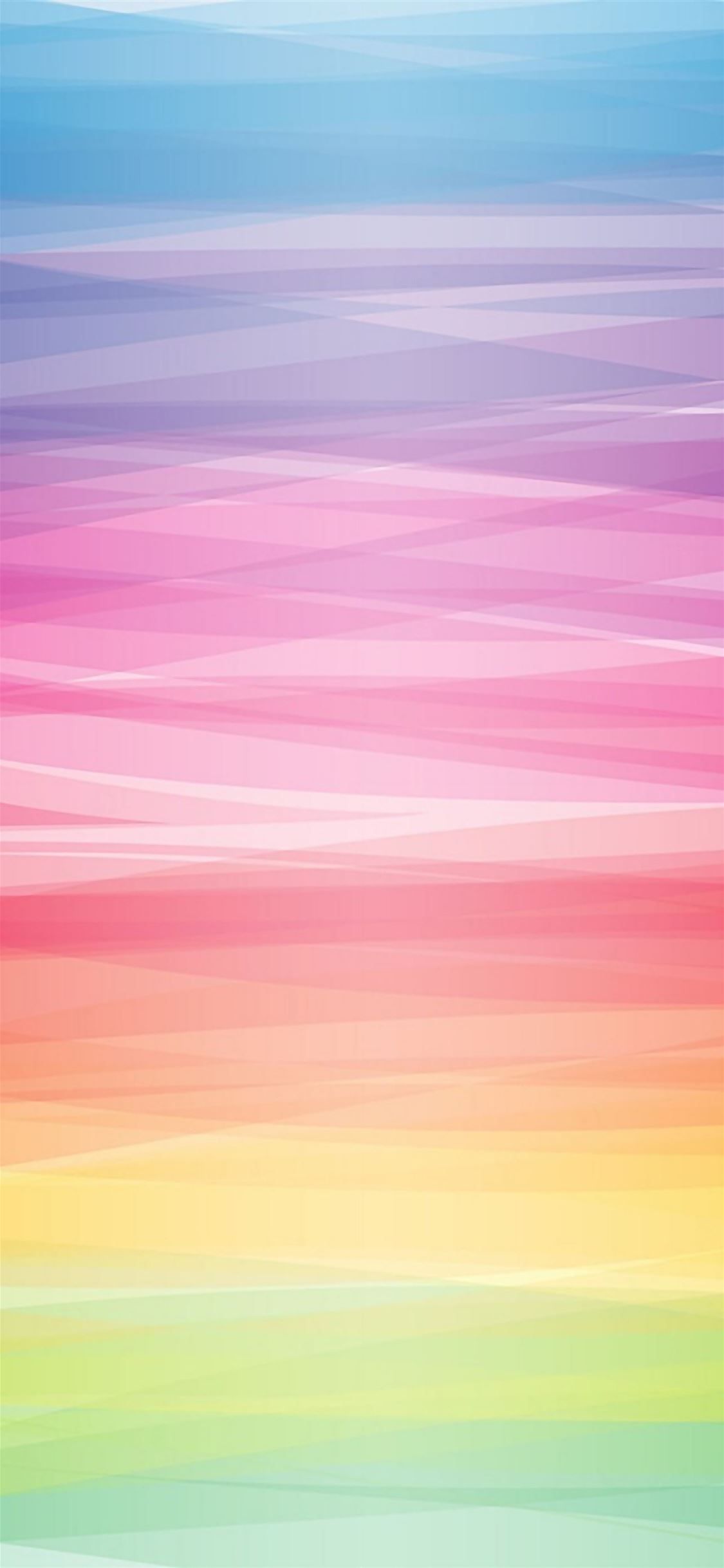 1125x2436 Pastel Colorful Smooth Lines iPhone Wallpaper Free Download
