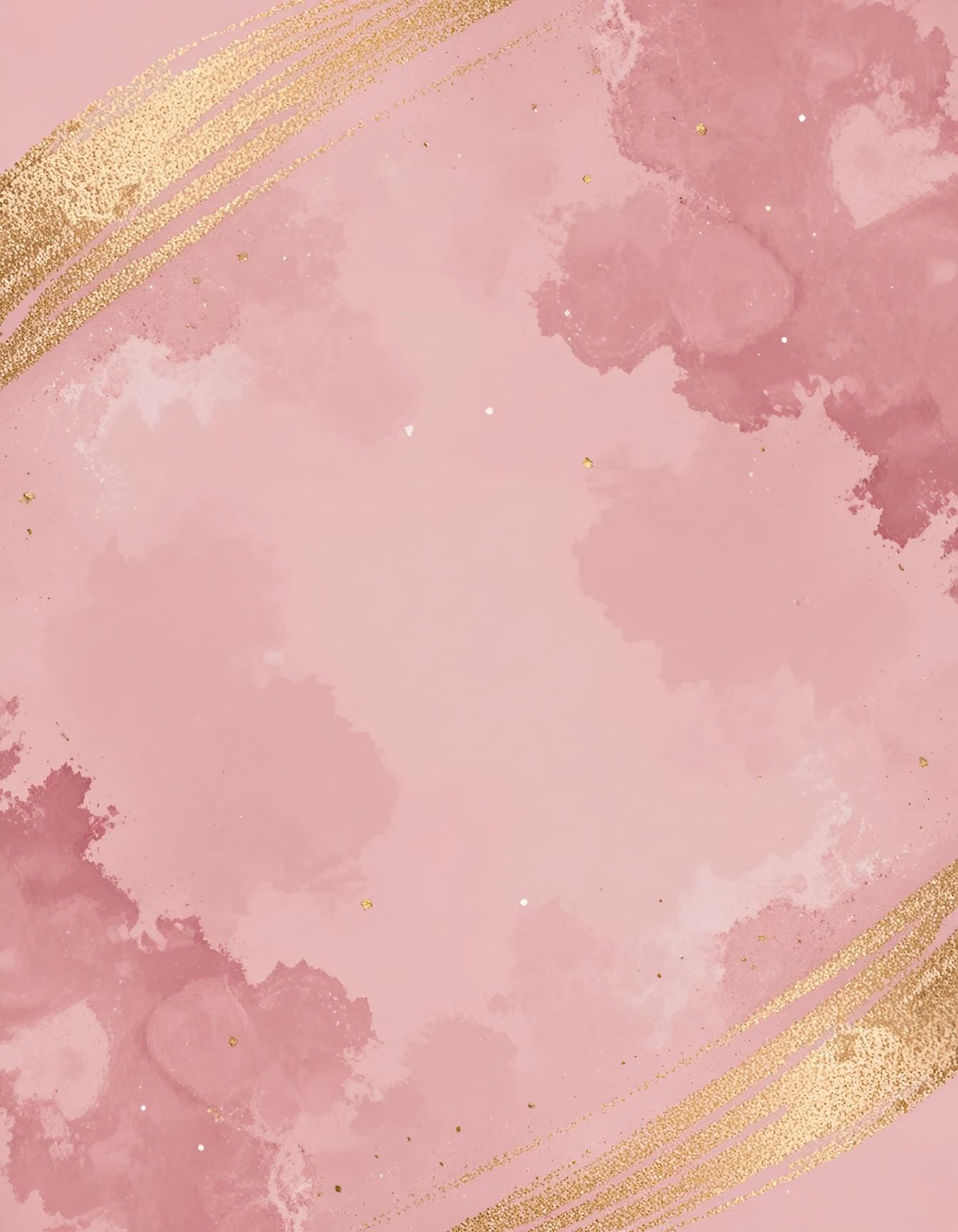 1344x1728 Free picture: Aesthetical feminine pink background in pastel tones with golden details