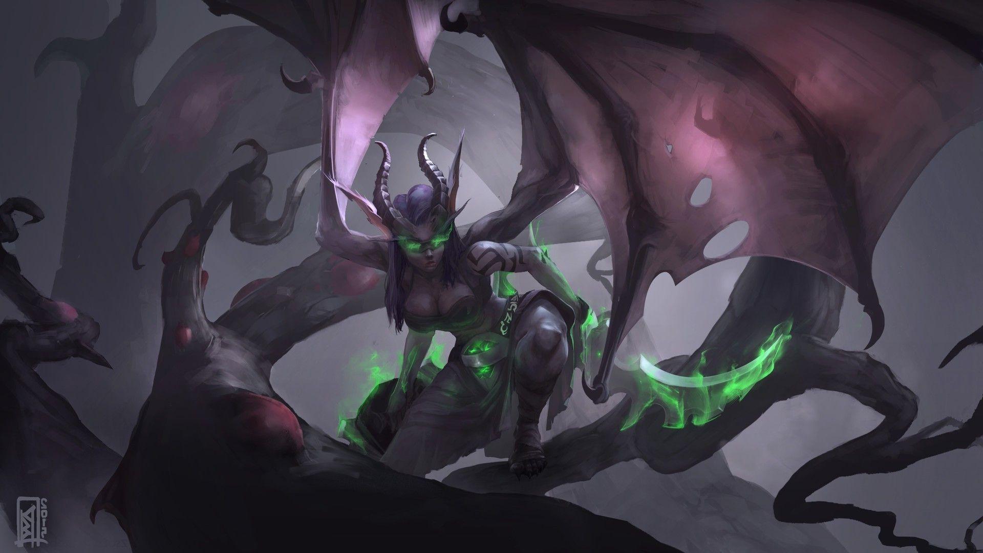 1920x1080 Shadow Hunter Wow Art, HD Wallpaper & background