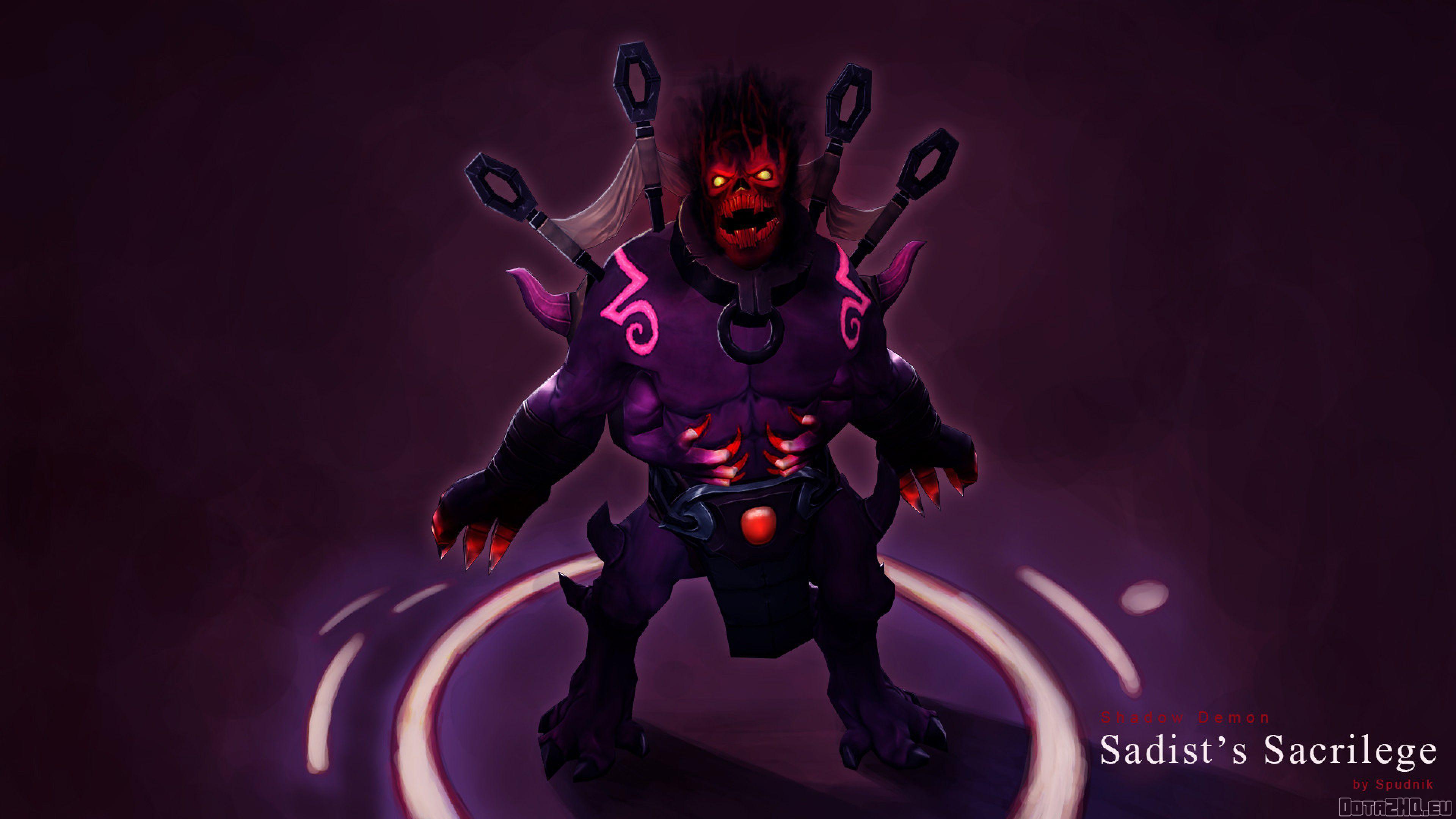 3840x2160 shadow demon, dota art 4K Wallpaper, HD Games 4K
