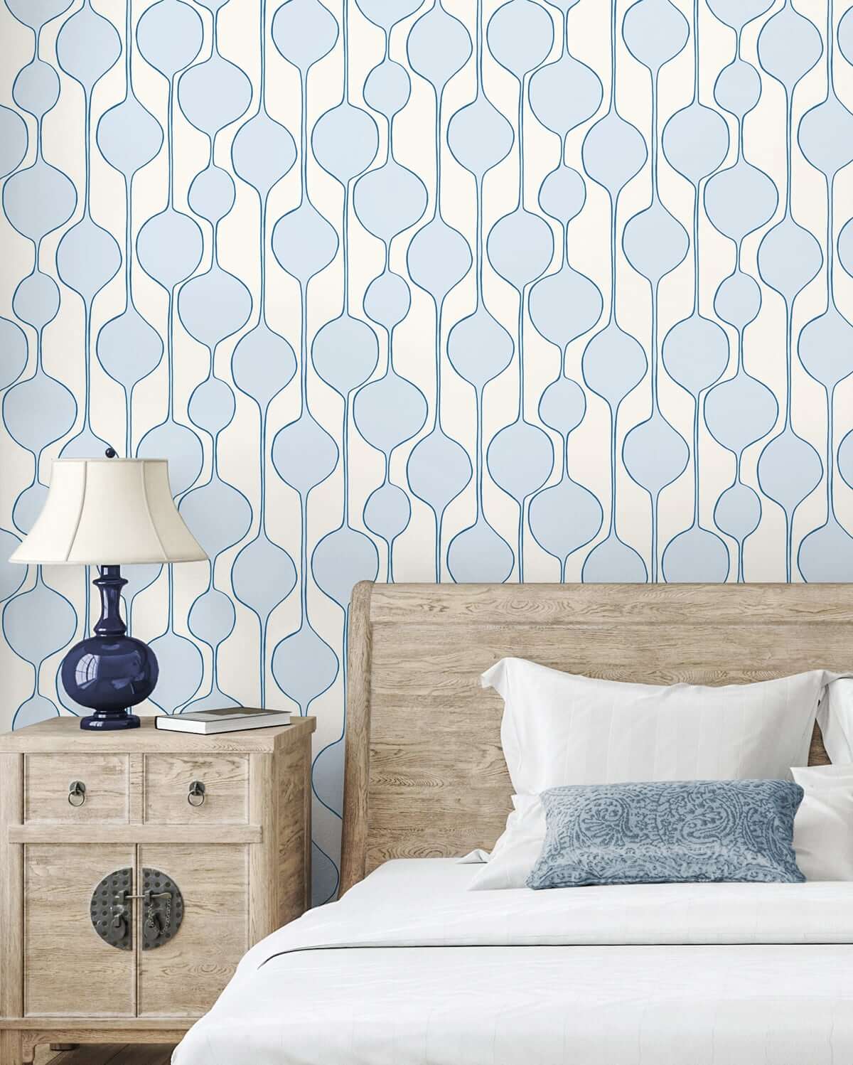 1200x1498 Seabrook Designs Minimalist Geometric Baby Blue Wallpaper
