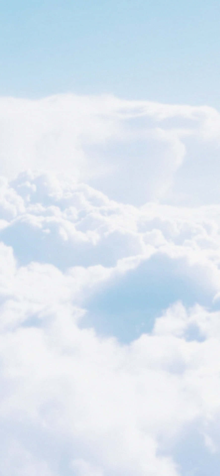 887x1920 Baby Blue Background