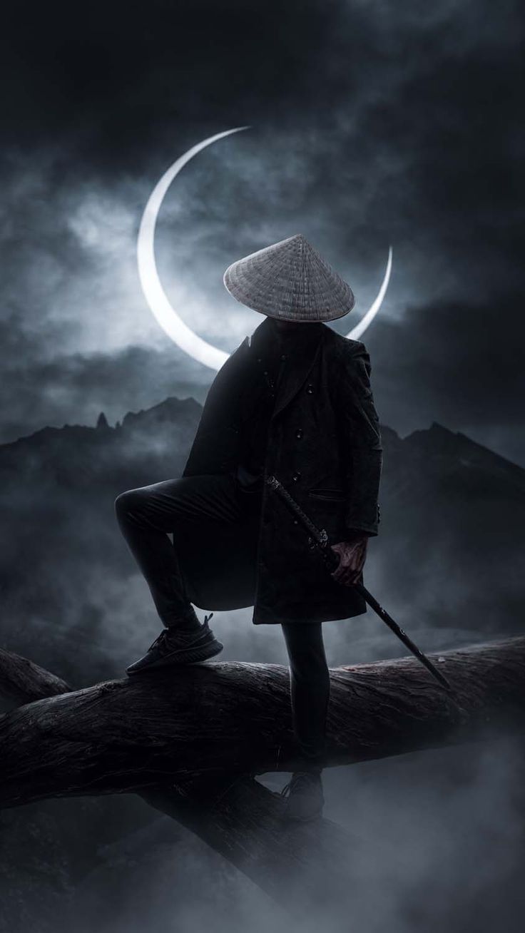 736x1308 Modern Samurai iPhone Wallpaper HD