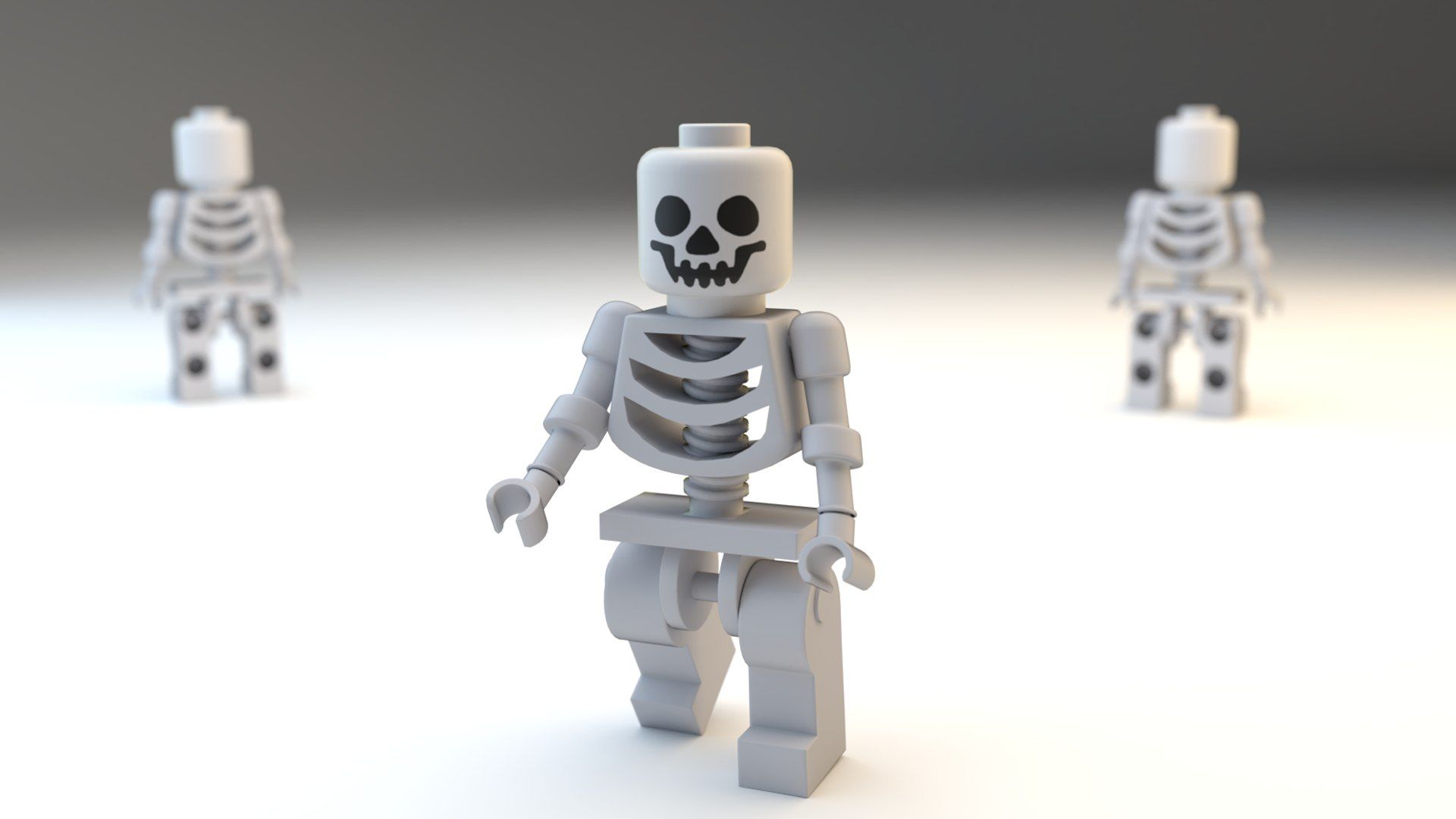 1920x1080 Lego Skeleton 3D Model