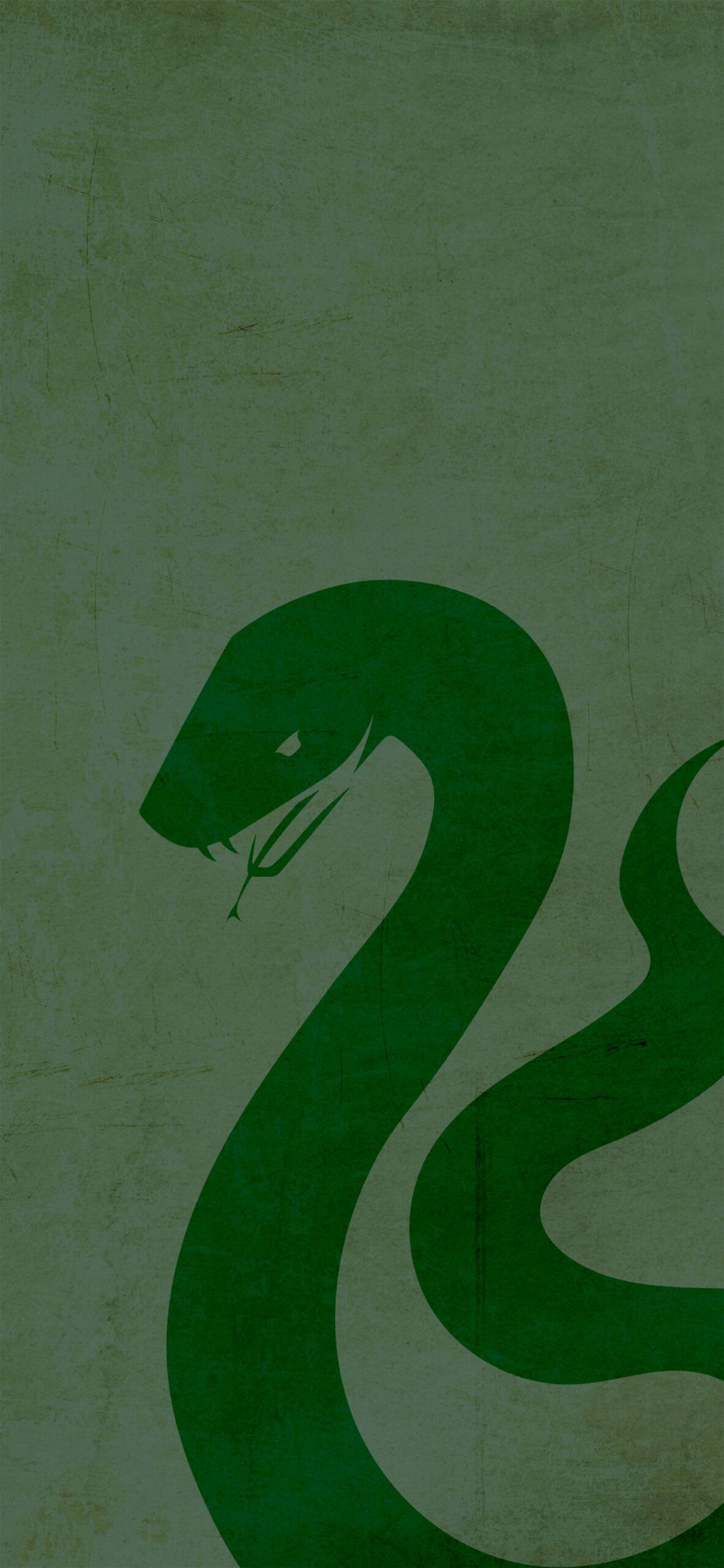 1183x2560 Harry Potter Slytherin Snake Wallpaper Wallpaper for iPhone