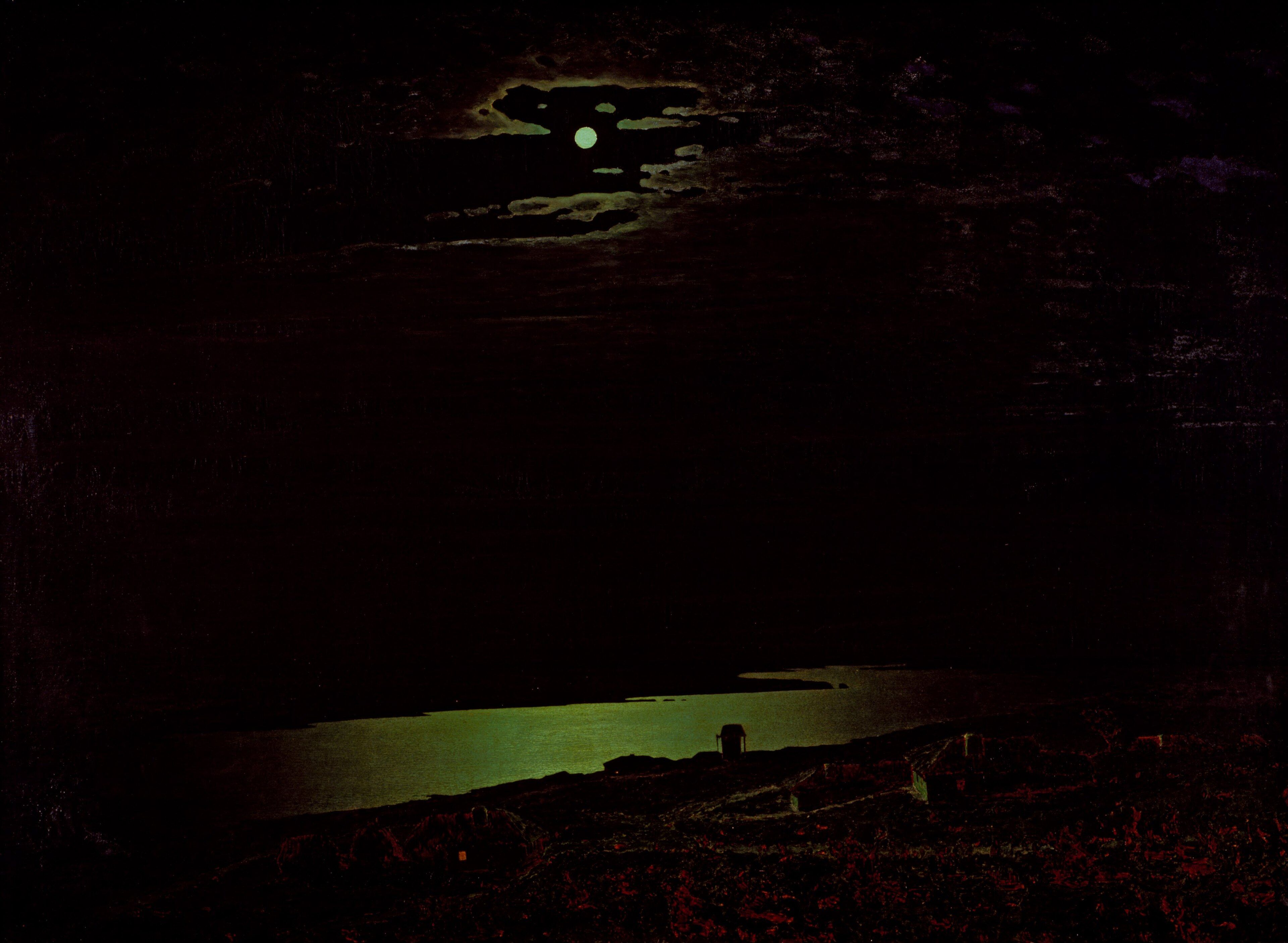 3840x2812 Arkhip Kuindzhi - Ночь на Днепре Art