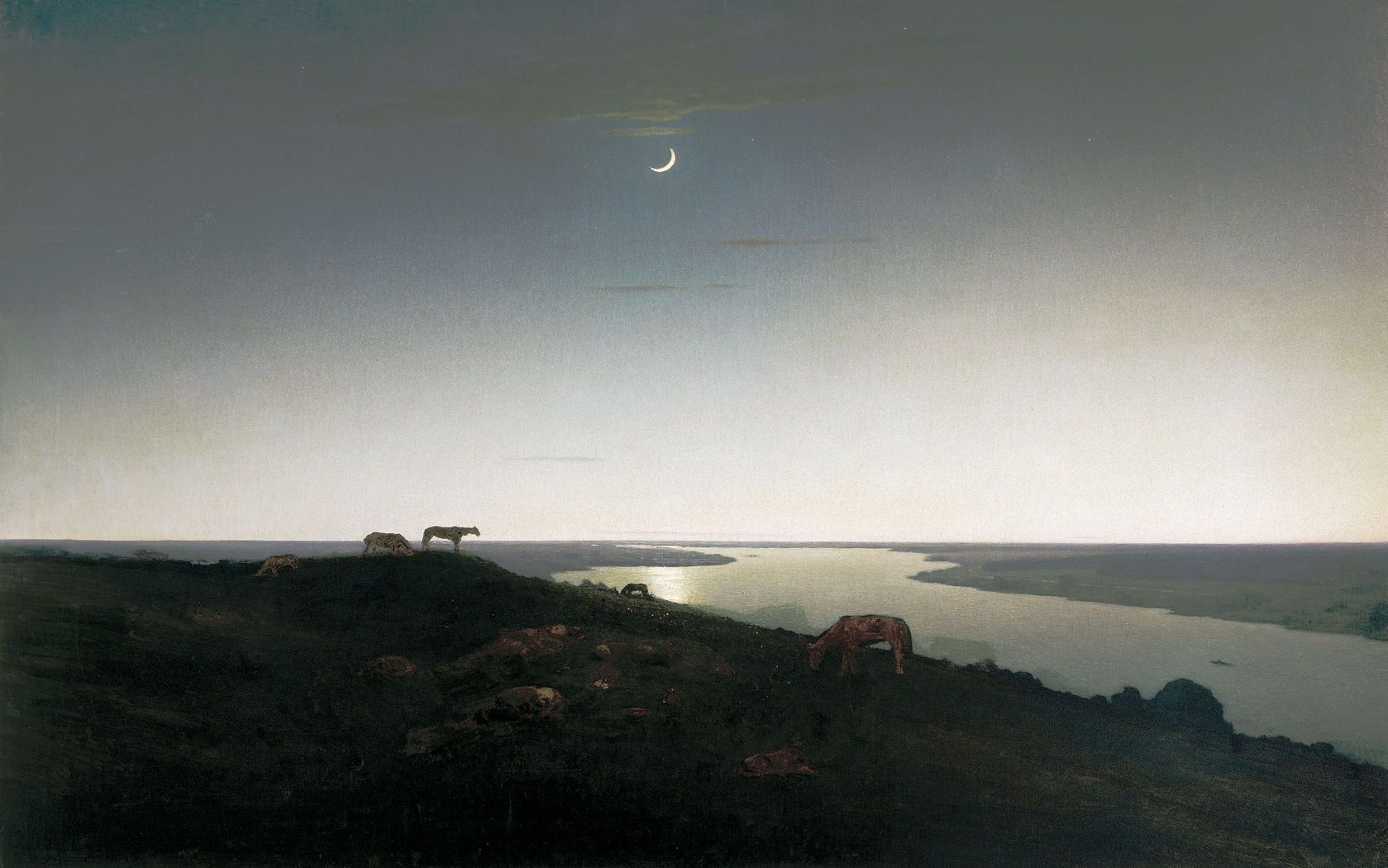 1679x1050 Sea of Mists: Influenced, Arkhyp Kuindzhi
