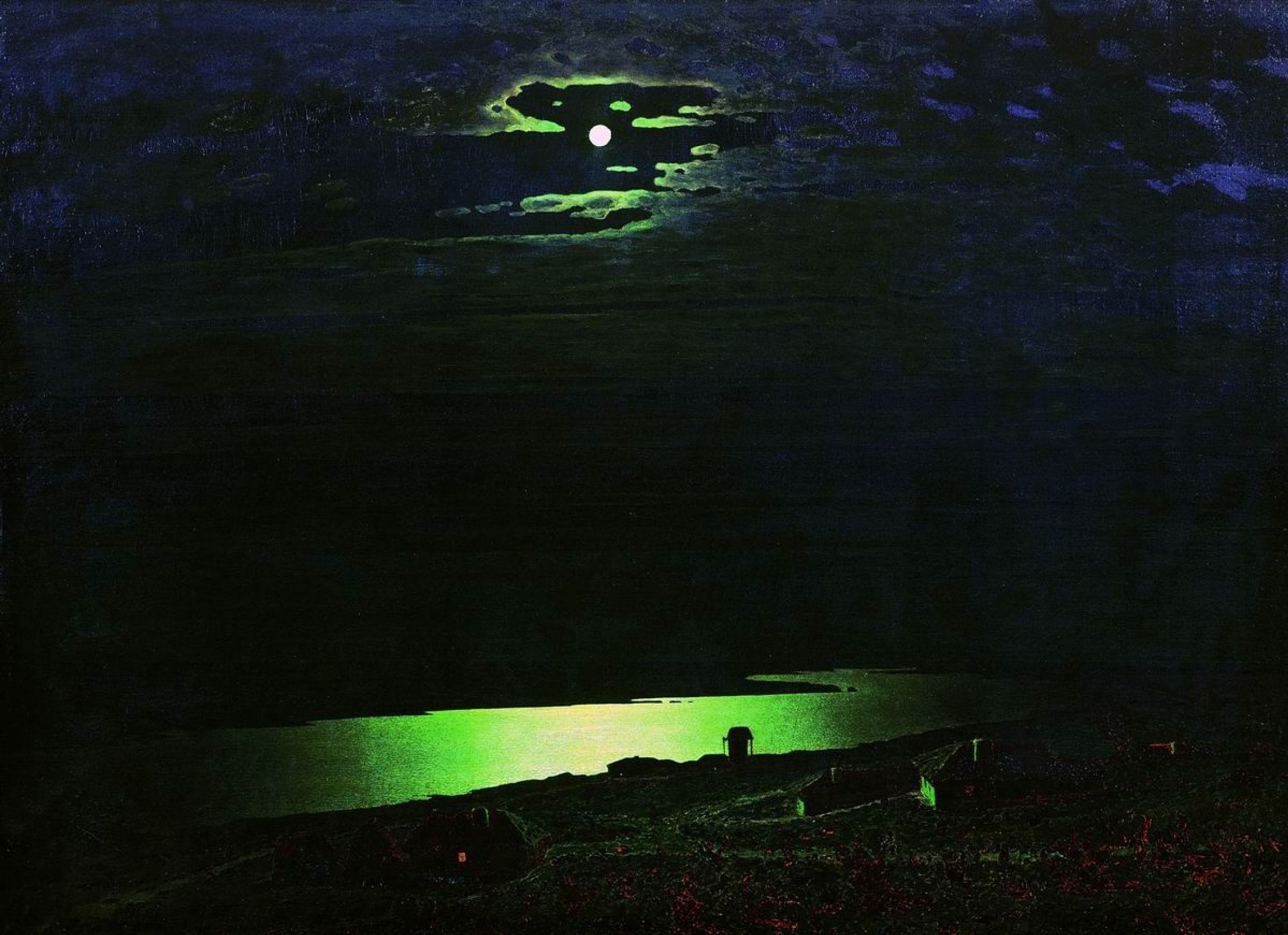 2204x1600 Love Story in Paintings. Arkhip and Vera Kuindzhi