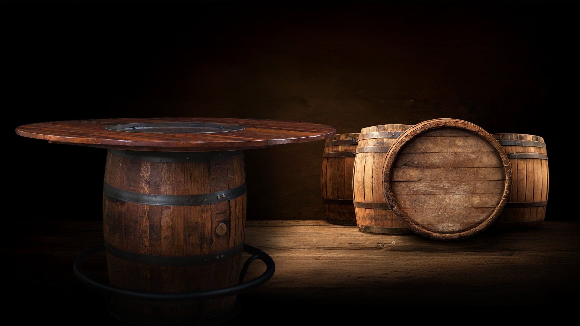 1920x1080 Napa Valley Barrels