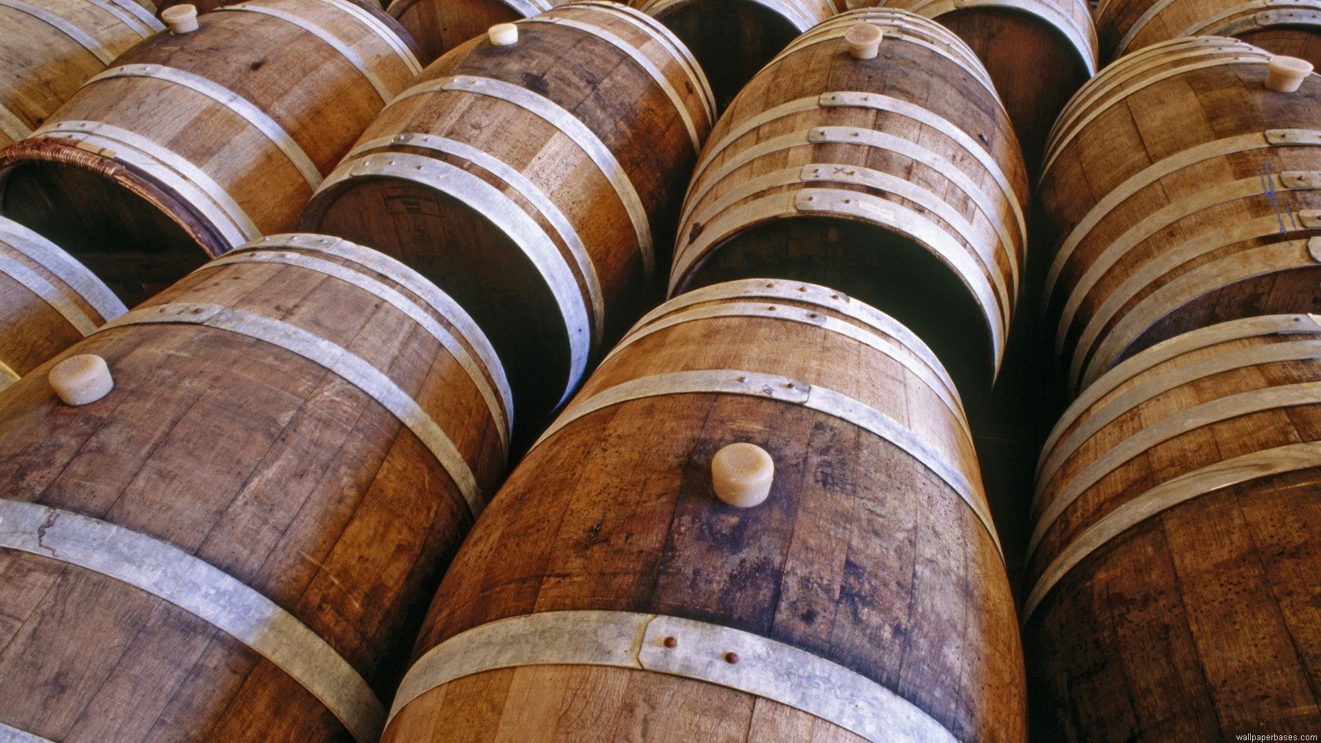1920x1080 Wine Barrel Wallpaper