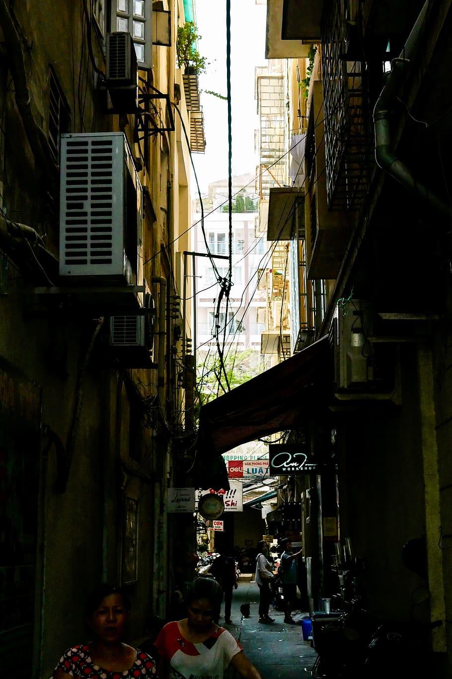 910x1365 HD wallpaper: vietnam, ho chi minh city, urban, urbex, alleyways, streets