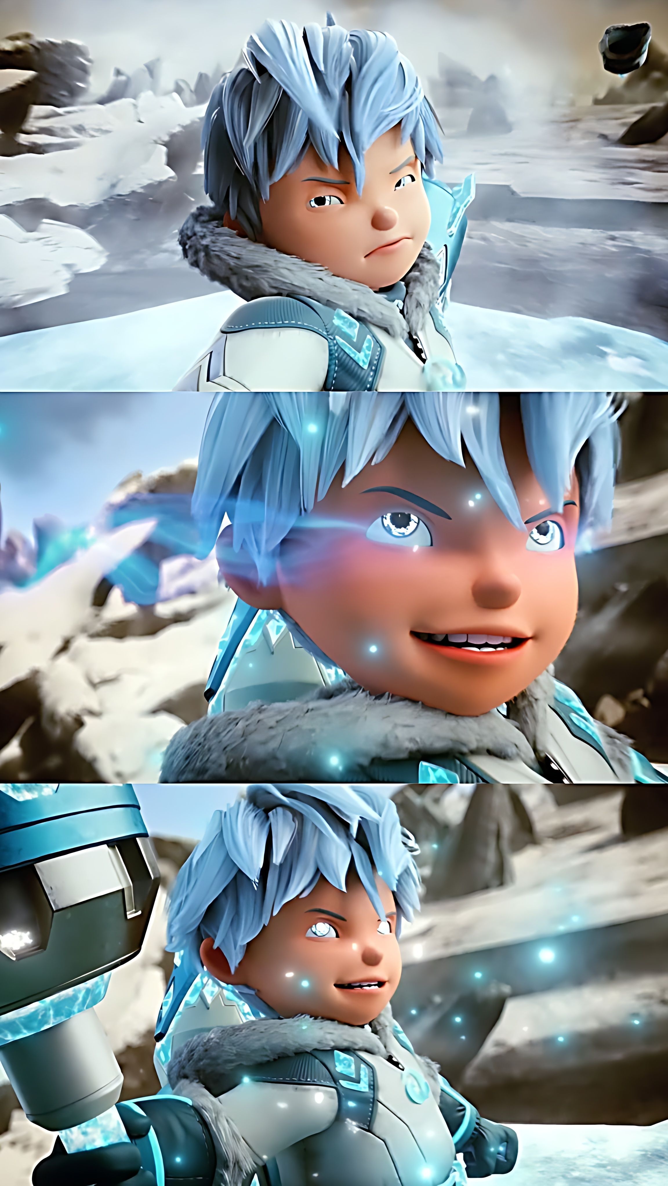 2304x4092 Boboiboy ideas. boboiboy elemental siblings comic, fang and boboiboy fanart, blaze x glacier