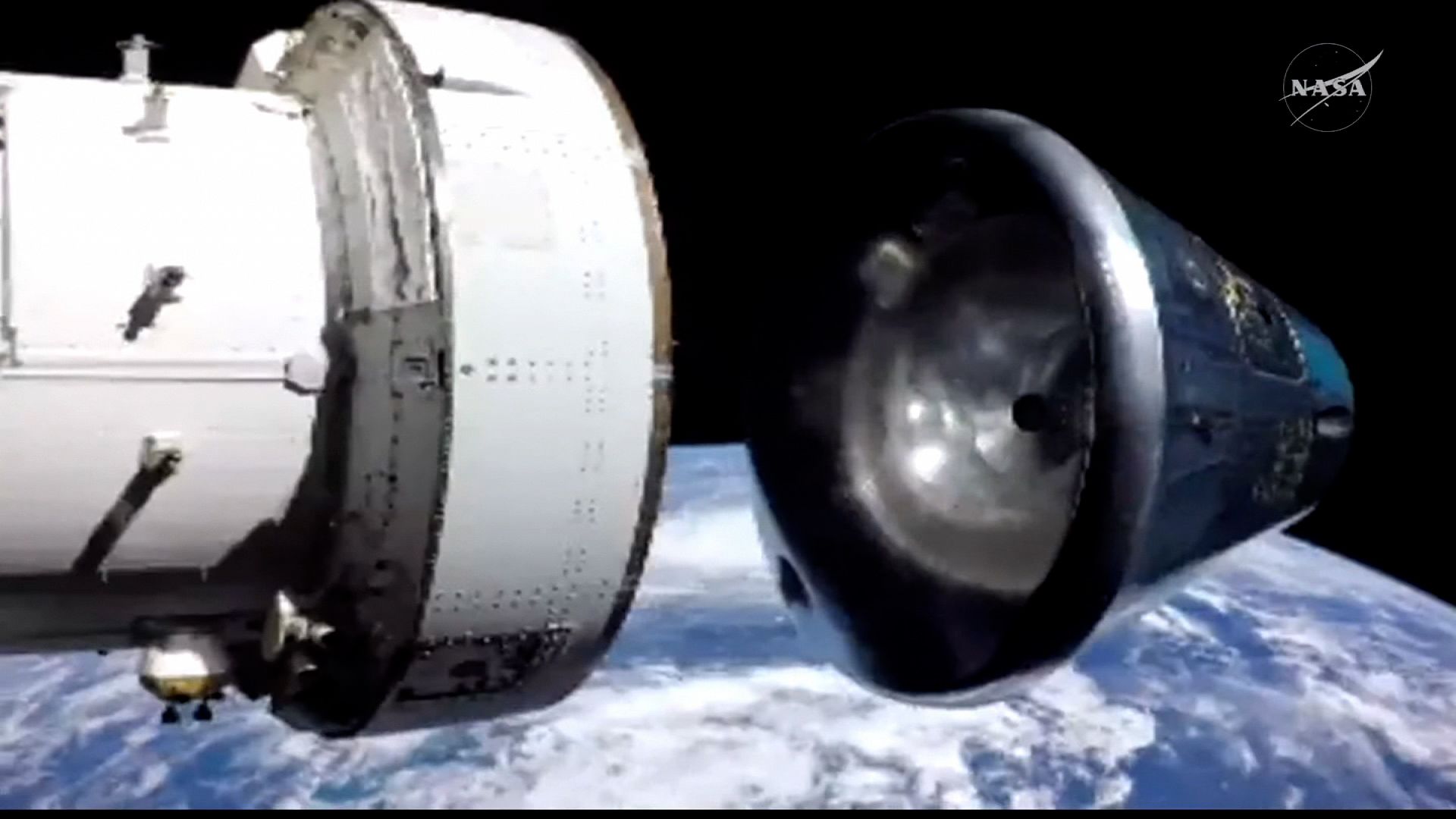 1920x1080 Watch the moment Orion spacecraft detaches from service module