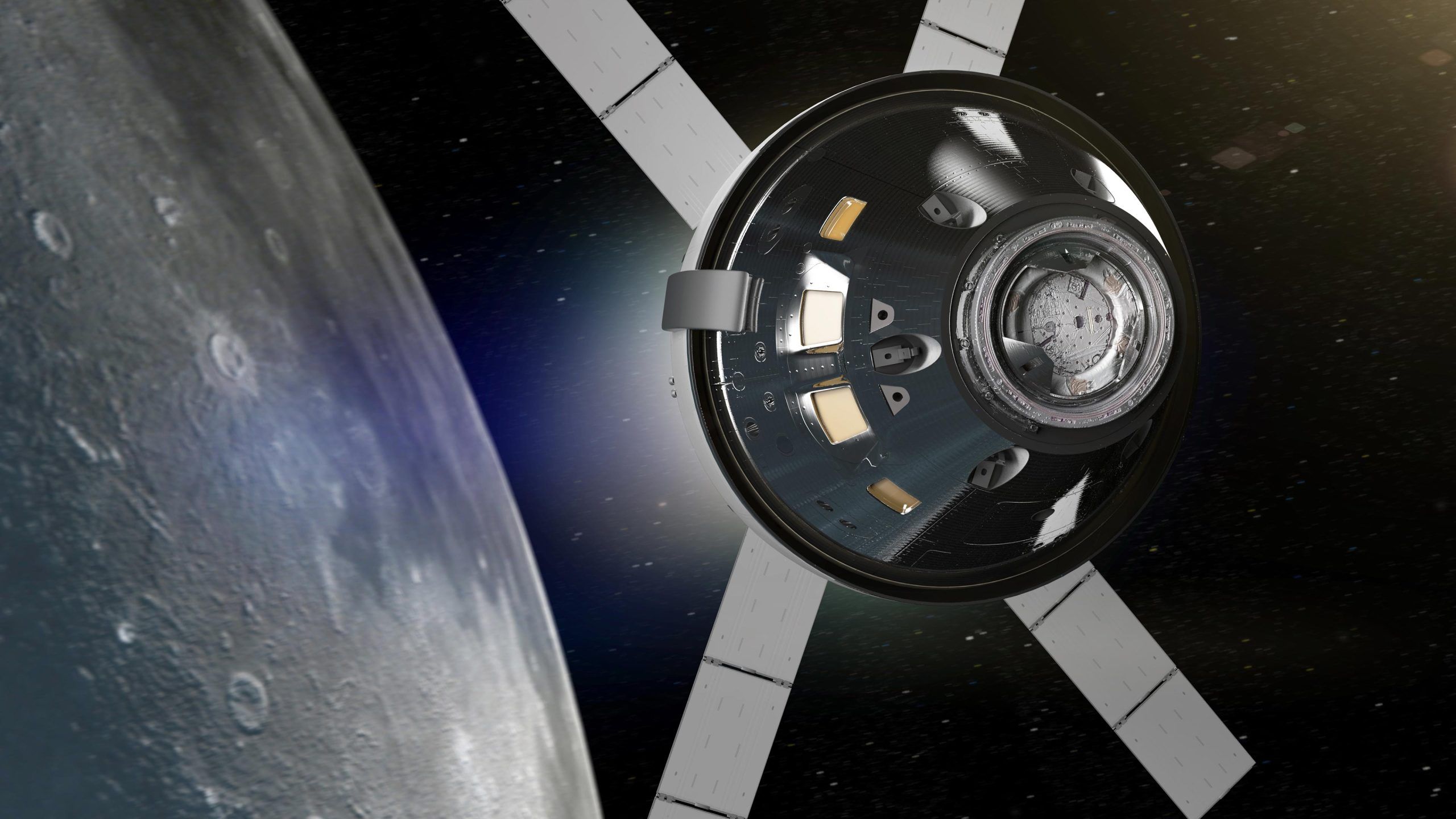 2560x1440 NASA's Artemis II Orion Spacecraft Passes the Test: Completes Electromagnetic Testing for Moon Mission