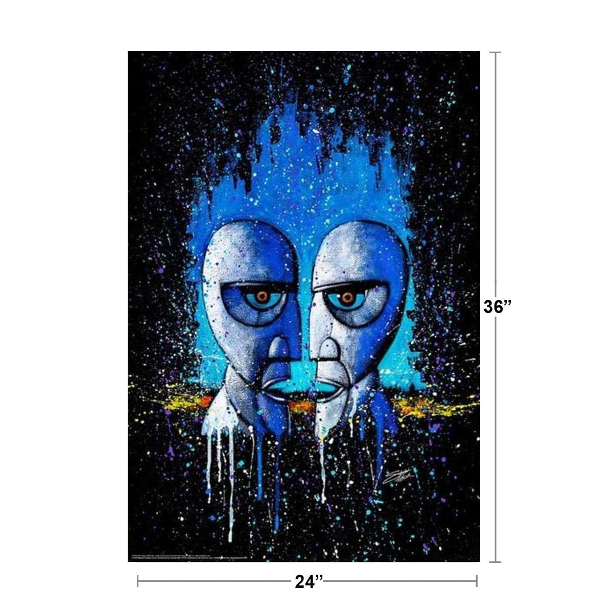 1200x1200 Division Bell Stephen Fishwick Icon Collection Cool Wall Decor Art Print Poster 60x90 : Amazon.co.uk: Home & Kitchen
