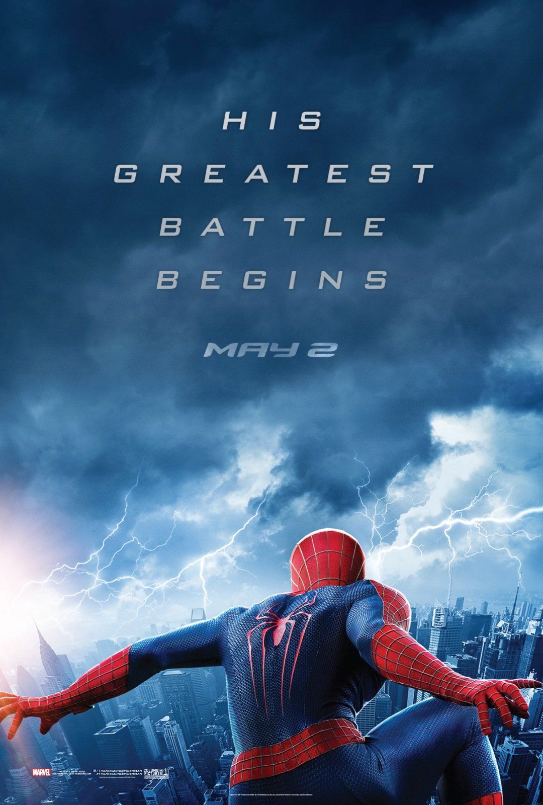 1080x1600 The Amazing Spiderman 2 Original Movie Poster 27x40: Posters & Prints