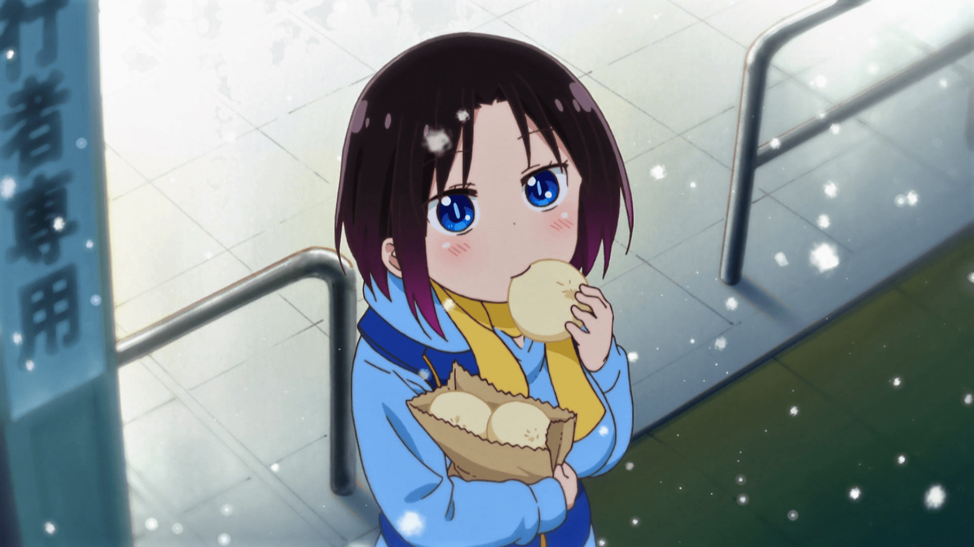 1920x1080 Elma Charming HD Wallpaper Kobayashi's Dragon Maid Anime Magic