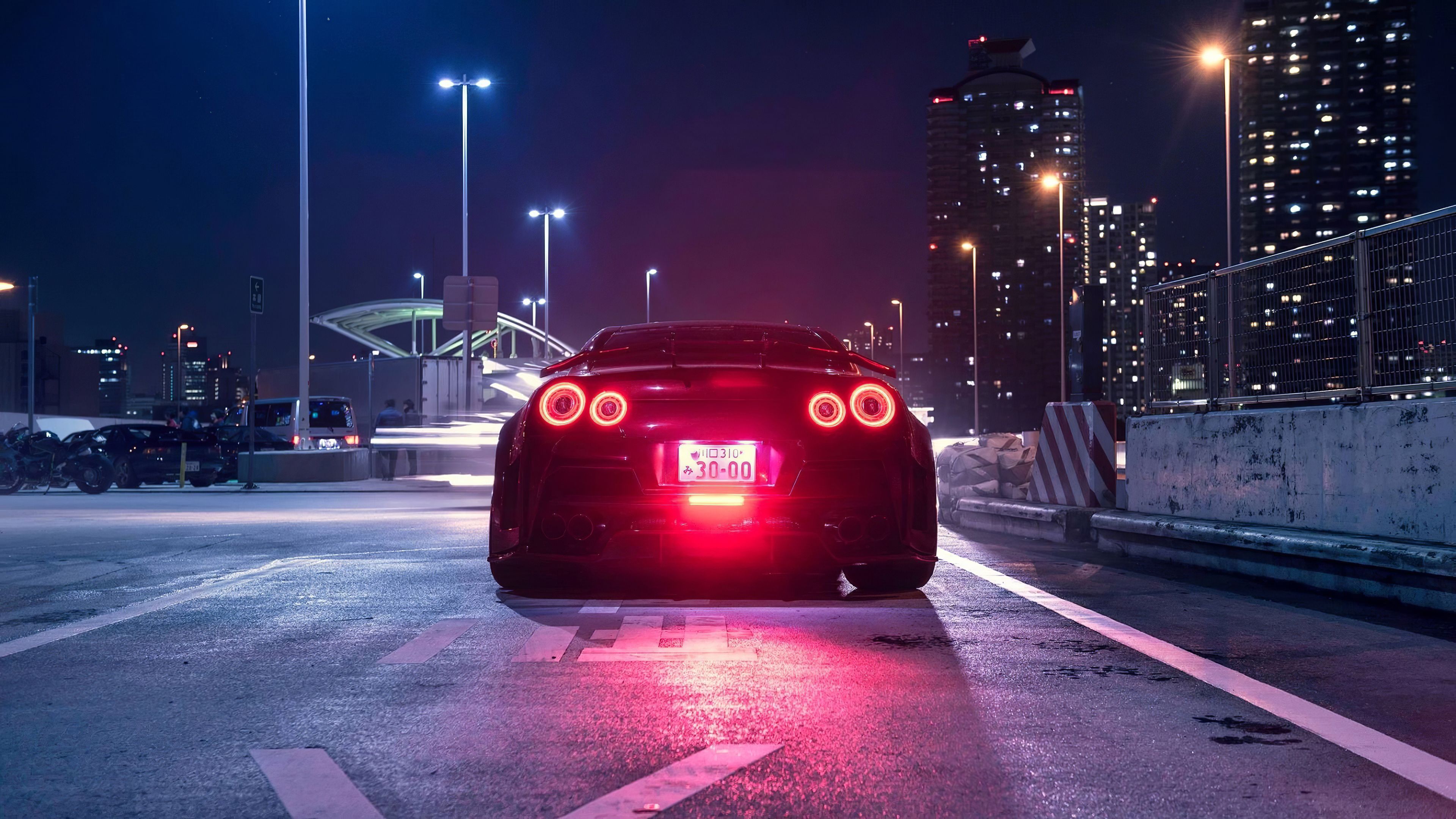 3840x2160 Midnight Nissan GT R