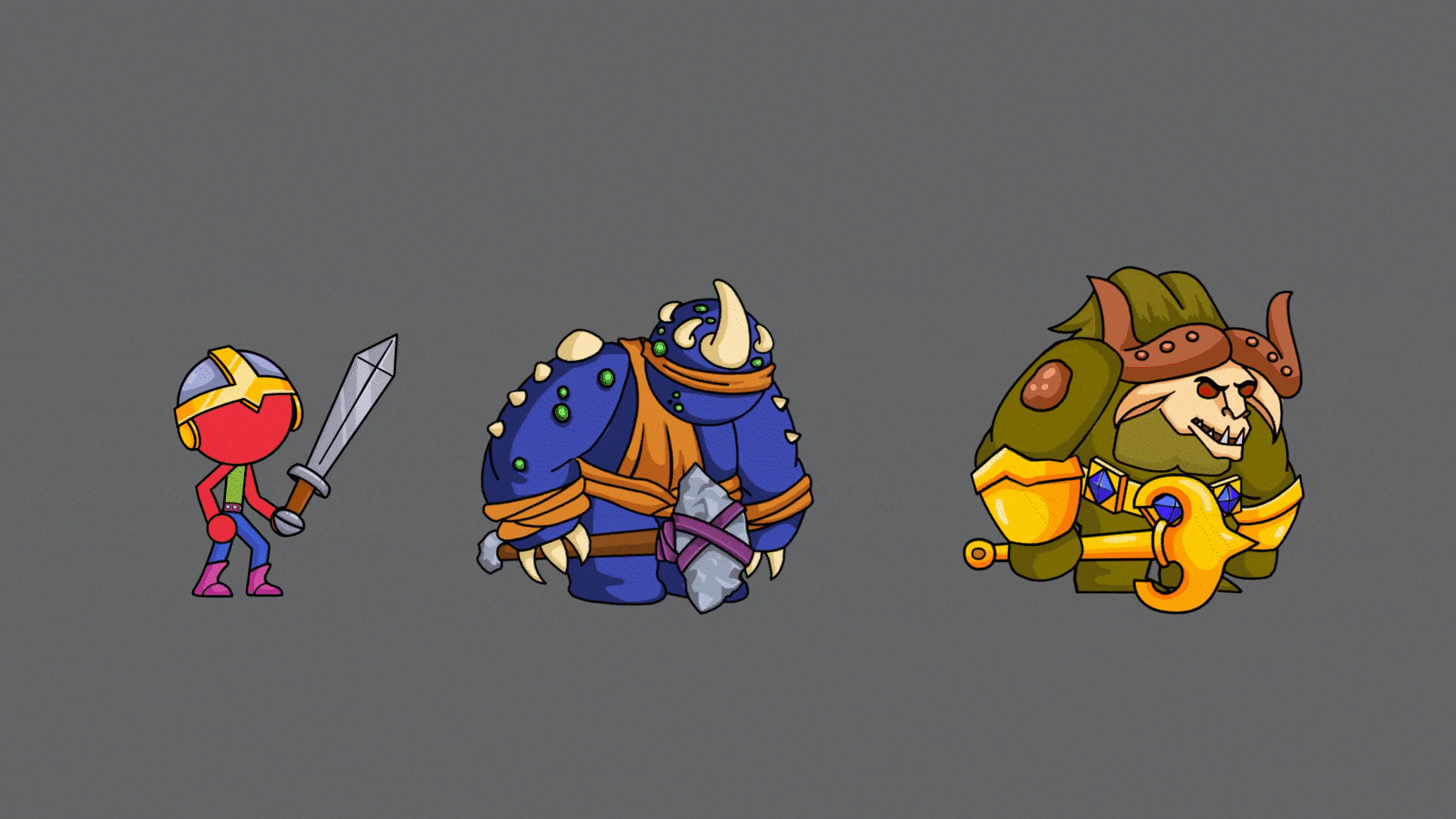1920x1080 Stick War Enemies Animations