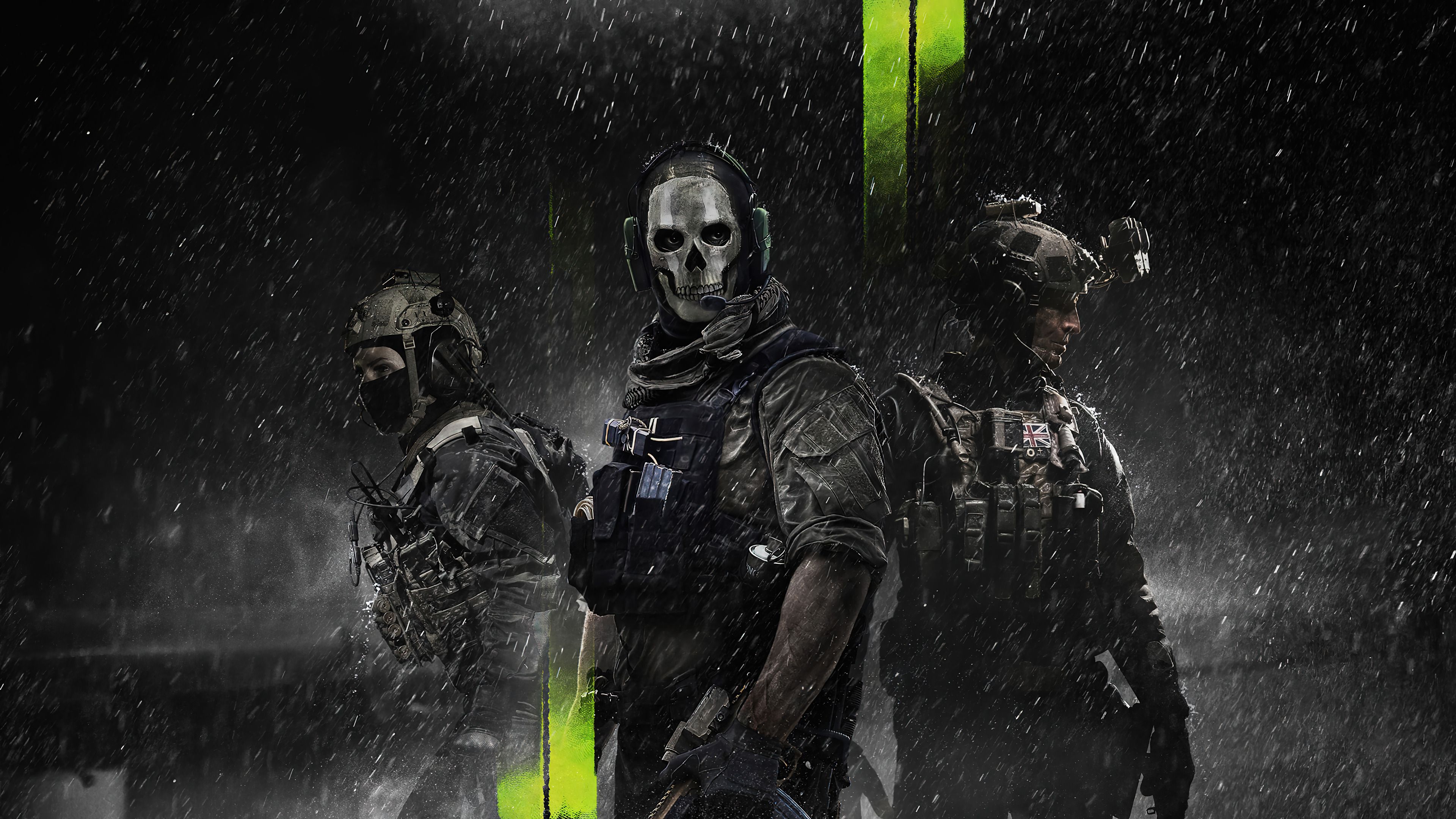 3840x2160 Ghost COD: Call of Duty: Modern Warfare 2 Wallpaper 4K HD PC j