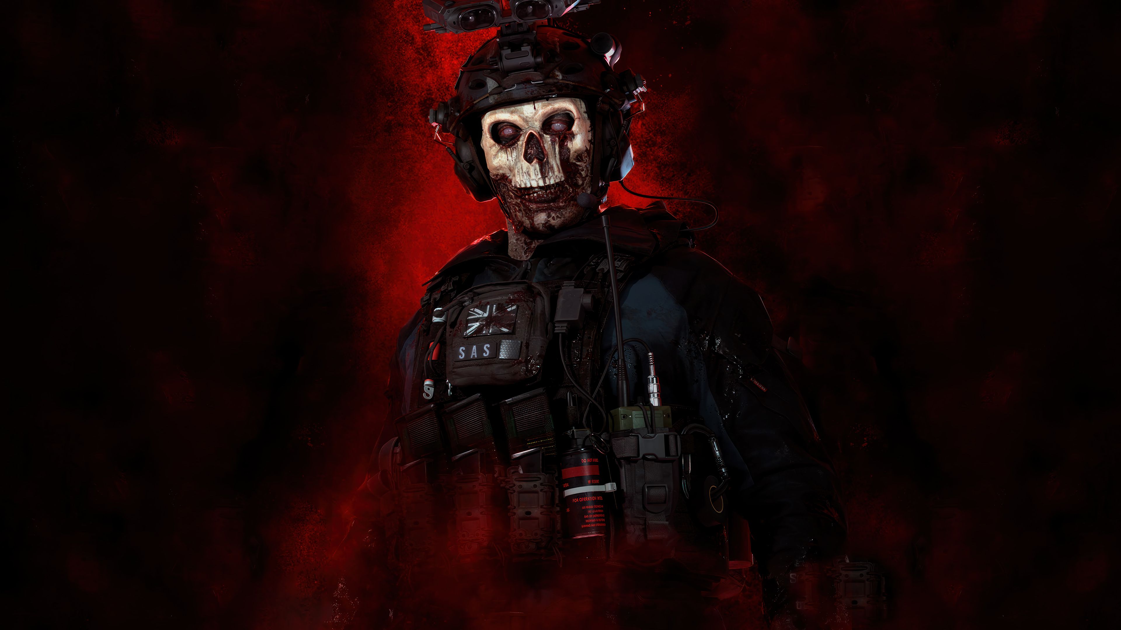 3840x2160 Ghost of Duty HD 4K Wallpaper PC & Phone