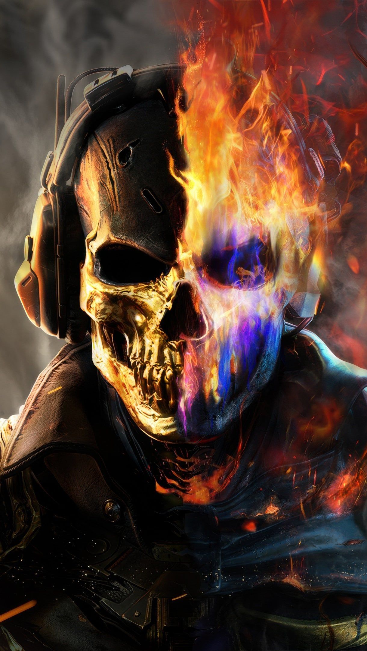 1220x2160 Call Of Duty Mobile, Mythic Ghost Siege Wallpaper 4K for iPhone and Mobile Phone
