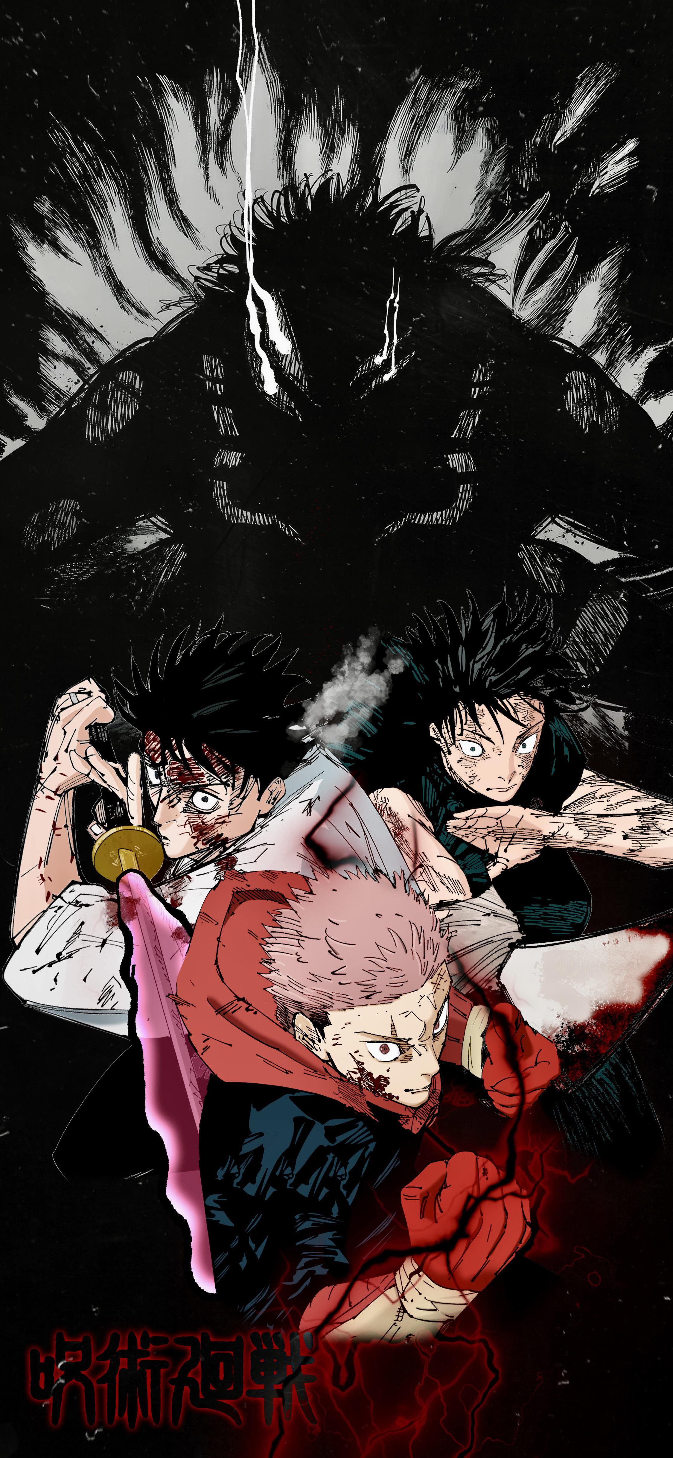 2250x4872 New Wallpaper with the main cast (spoilers for current manga arc)