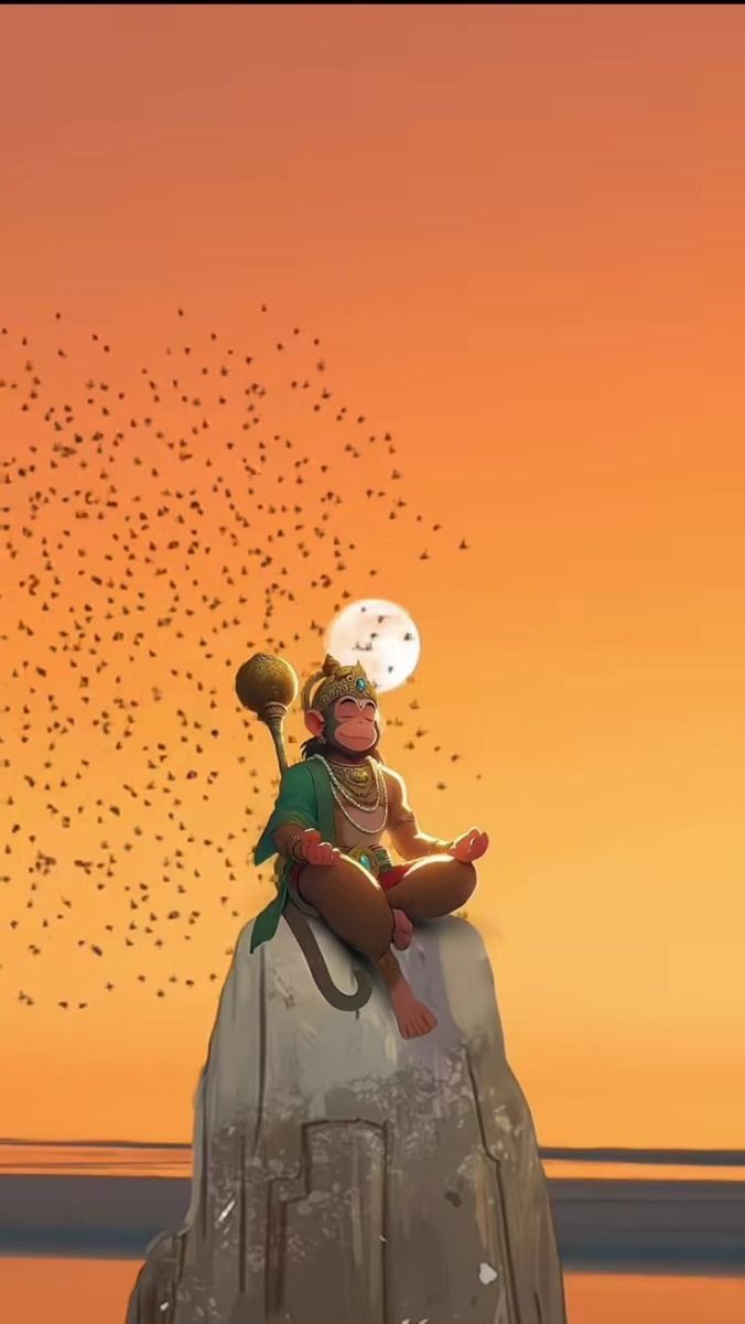 676x1201 Hanuman 4k wallpaper for mobile