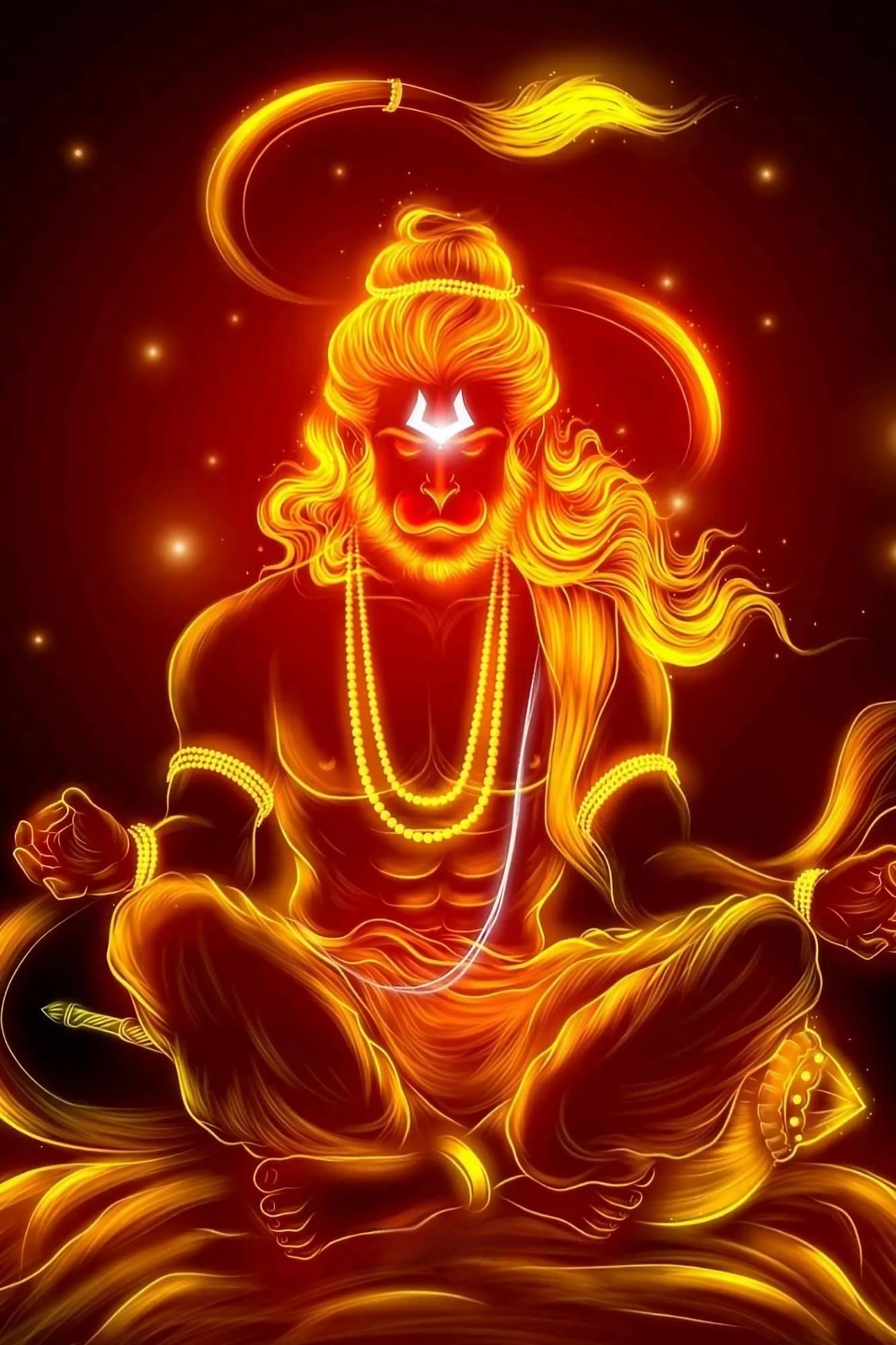 1333x2000 Hanuman ji Poster Bajrangbali, Sankat Mochan, Bal Hanuman, Ram Bhakt, Panch Mukhi Hanuman, Angry Hanuman, Hindu God HD wall Poster. Aesthetic Poster. Wall Decor (18X12 inch). Hanuman Single 11 : Amazon.in: Home & Kitchen