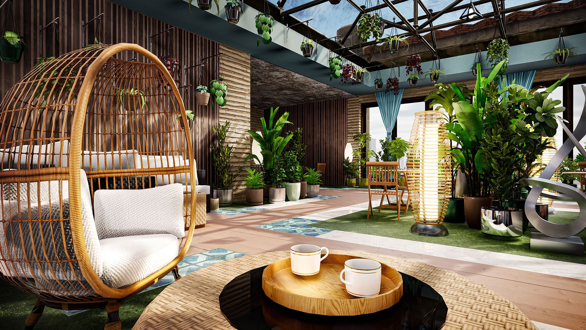1920x1080 Hotel Renovator Garden Room Furniture Set