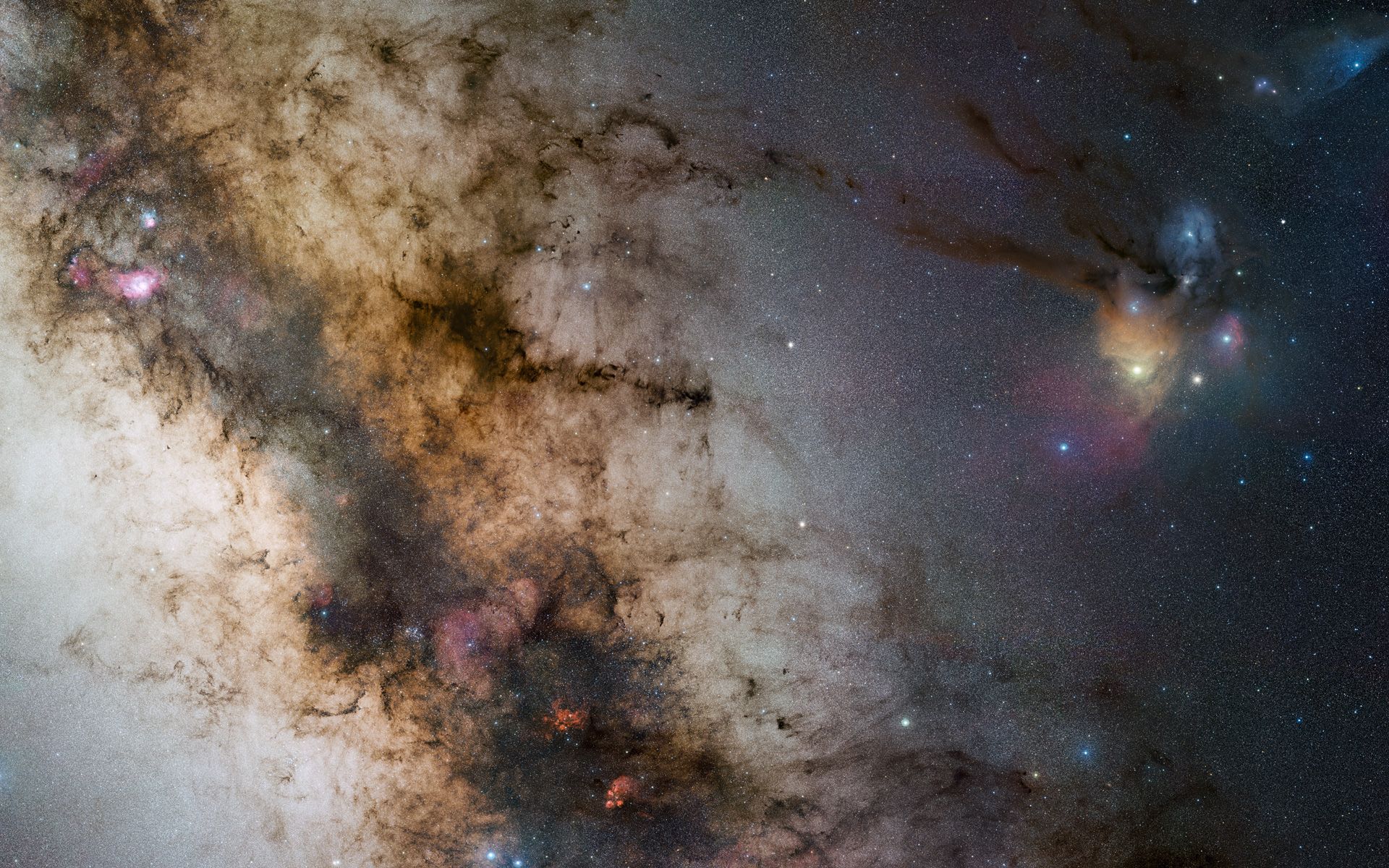 1920x1200 340 Million Pixel Starscape From Paranal Space Wallpaper