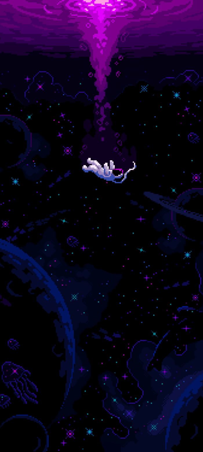 700x1556 ASTRONAUT PIXEL ART+
