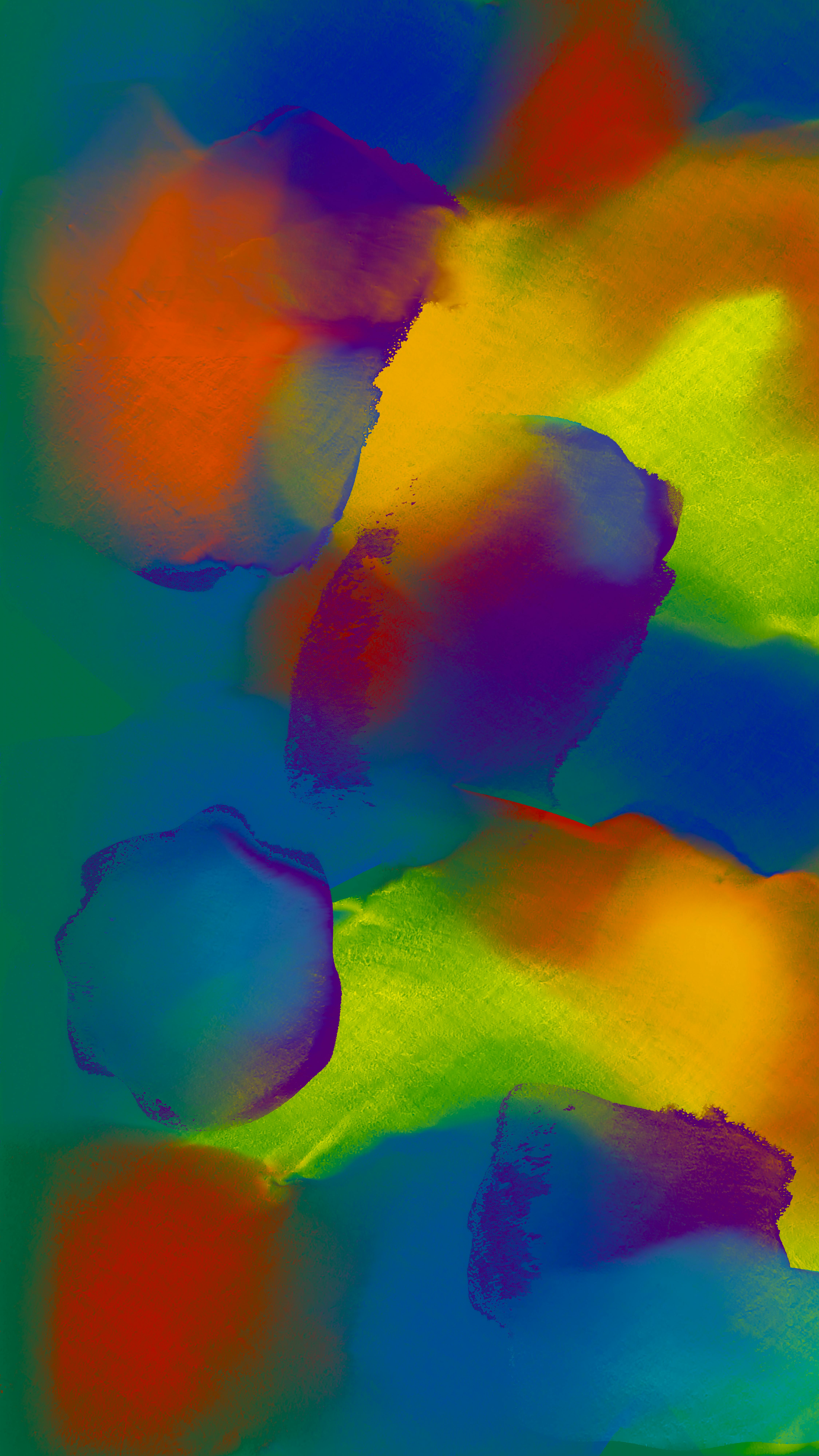 4500x8000 Vibrant Abstract Watercolor Art Background · Free