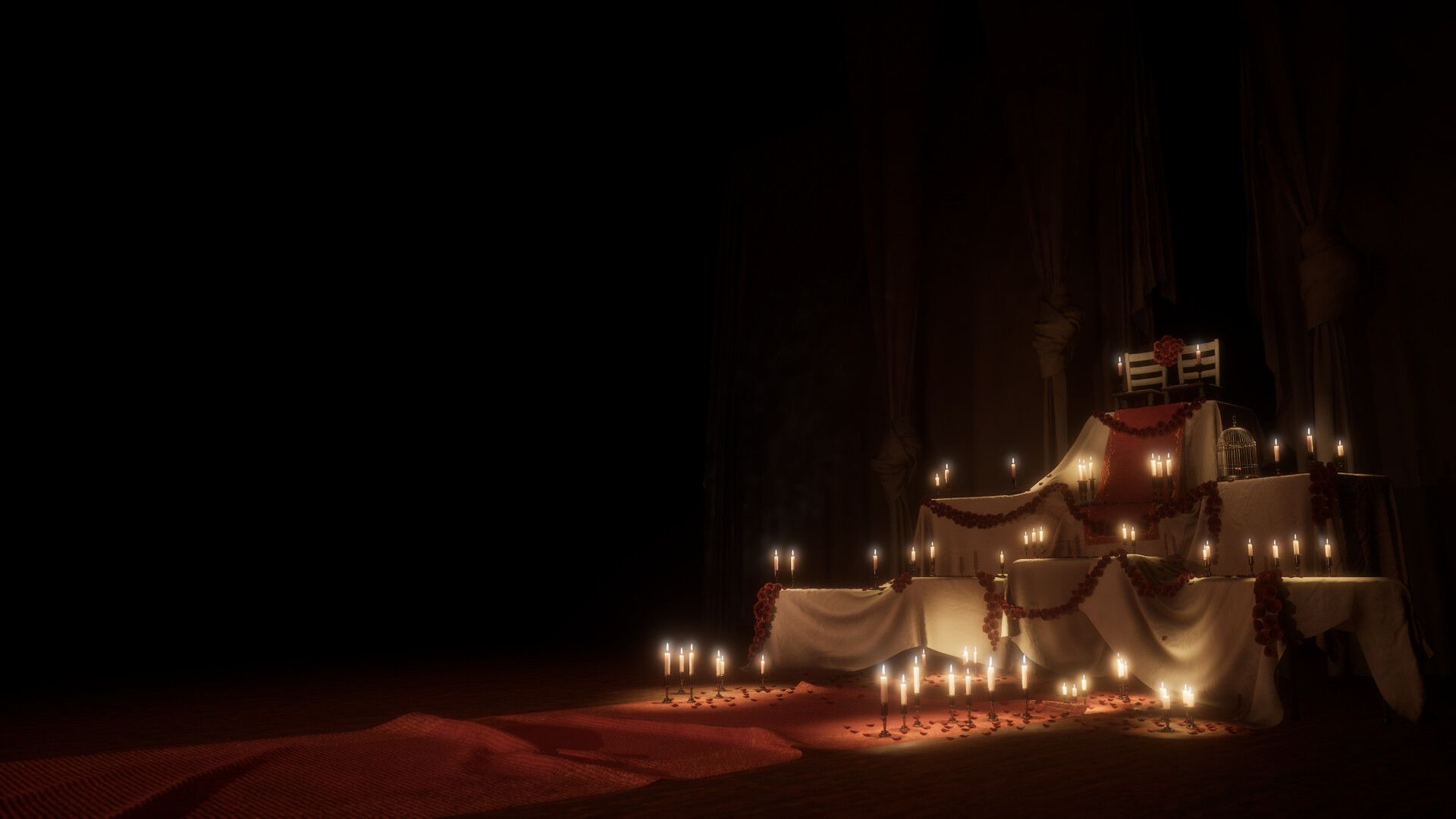 1920x1080 Club Room Crayon Aristocrat Club of Rose Fan Art