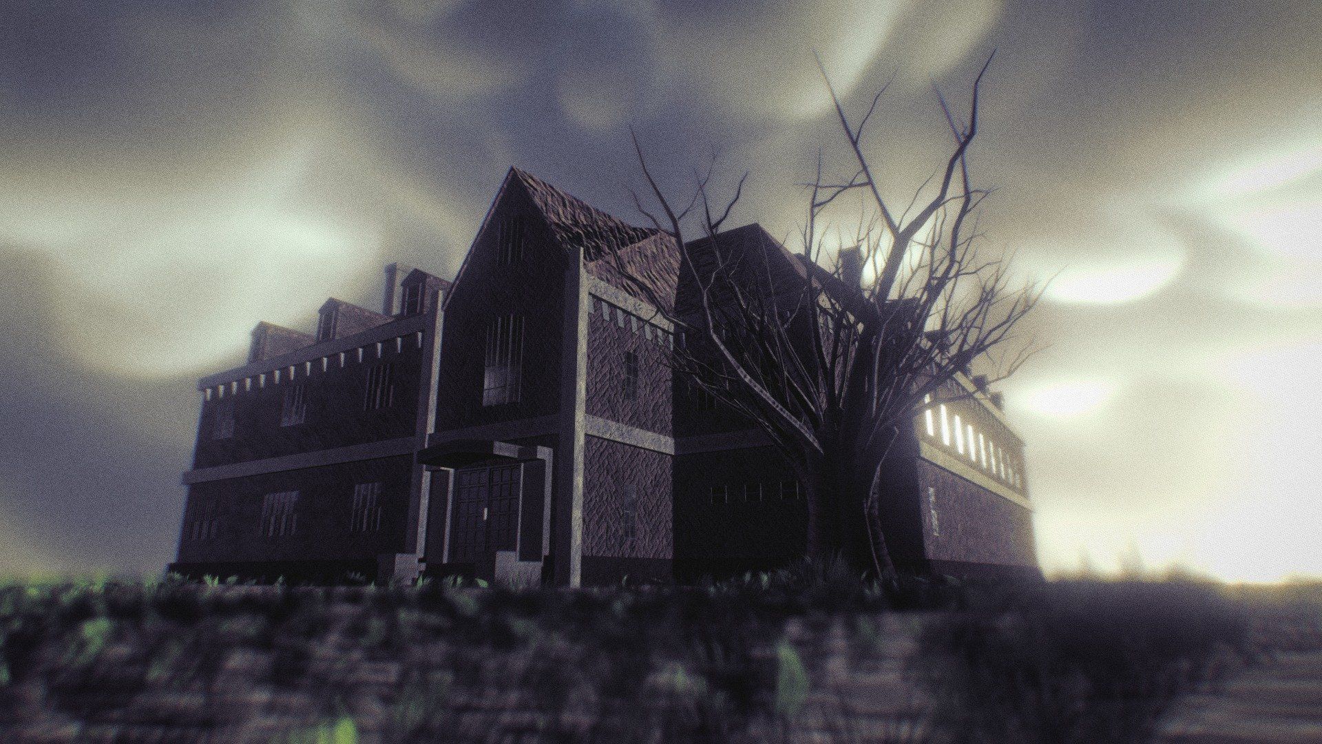 1920x1080 Rose Garden Orphanage of Rose model by quiramax [4c32596]