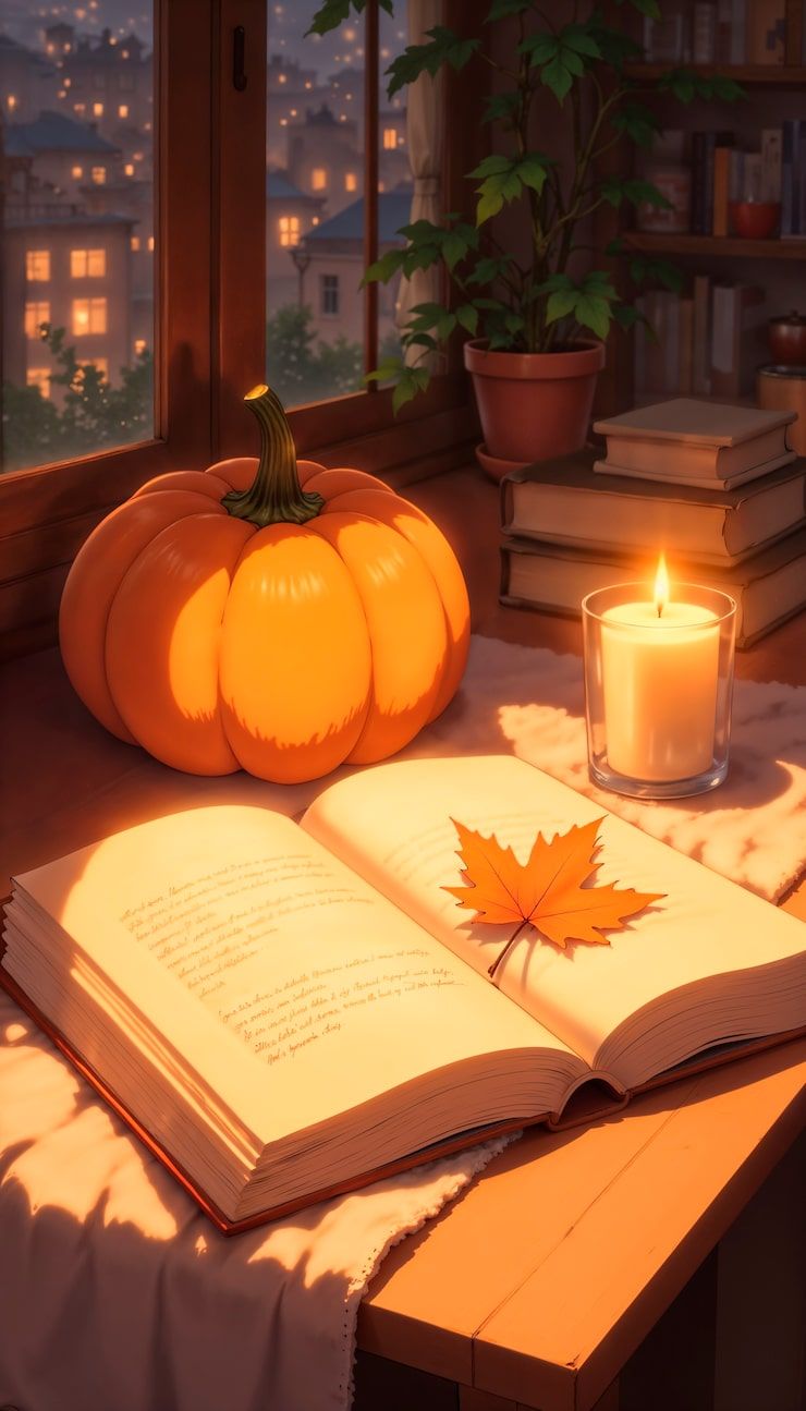 740x1295 Cozy fall wallpaper Image