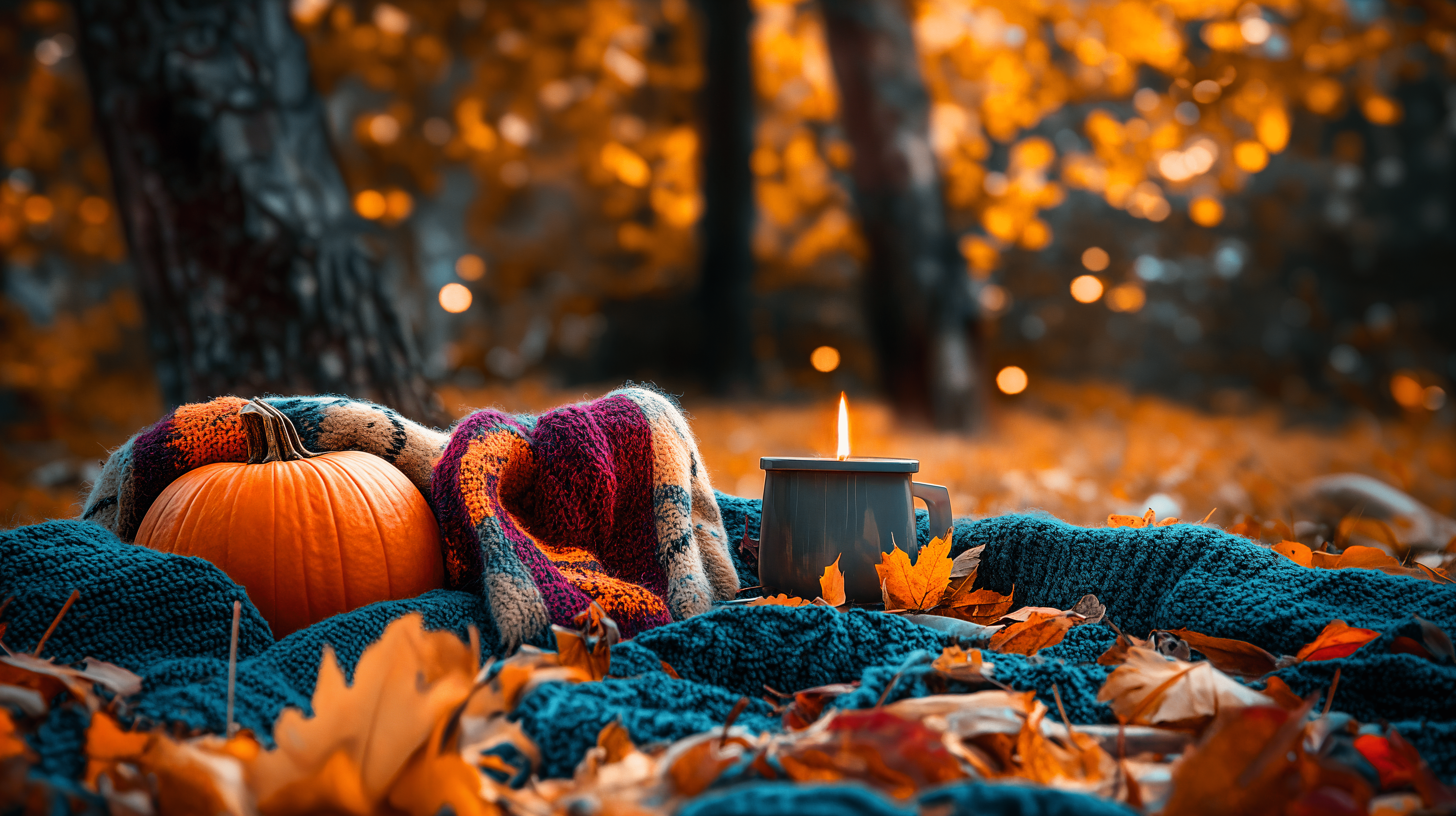 5824x3264 Cozy Autumn Aesthetic: 4K Ultra HD Wallpaper