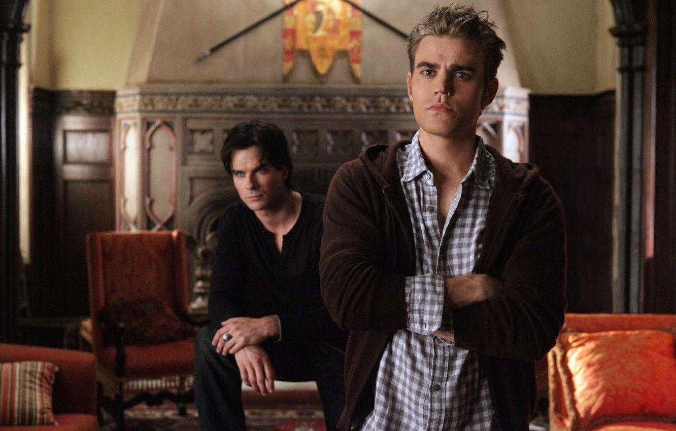 1332x850 Wallpaper actors, the vampire diaries, brothers, Paul Wesley, ian somerhalder, brothers, stefan salvatore, Damon Salvatore, Ian somerhalder, the vampiere diaries, damon salvatore, Stefan Salvatore, paul wesly image for desktop, section фильмы